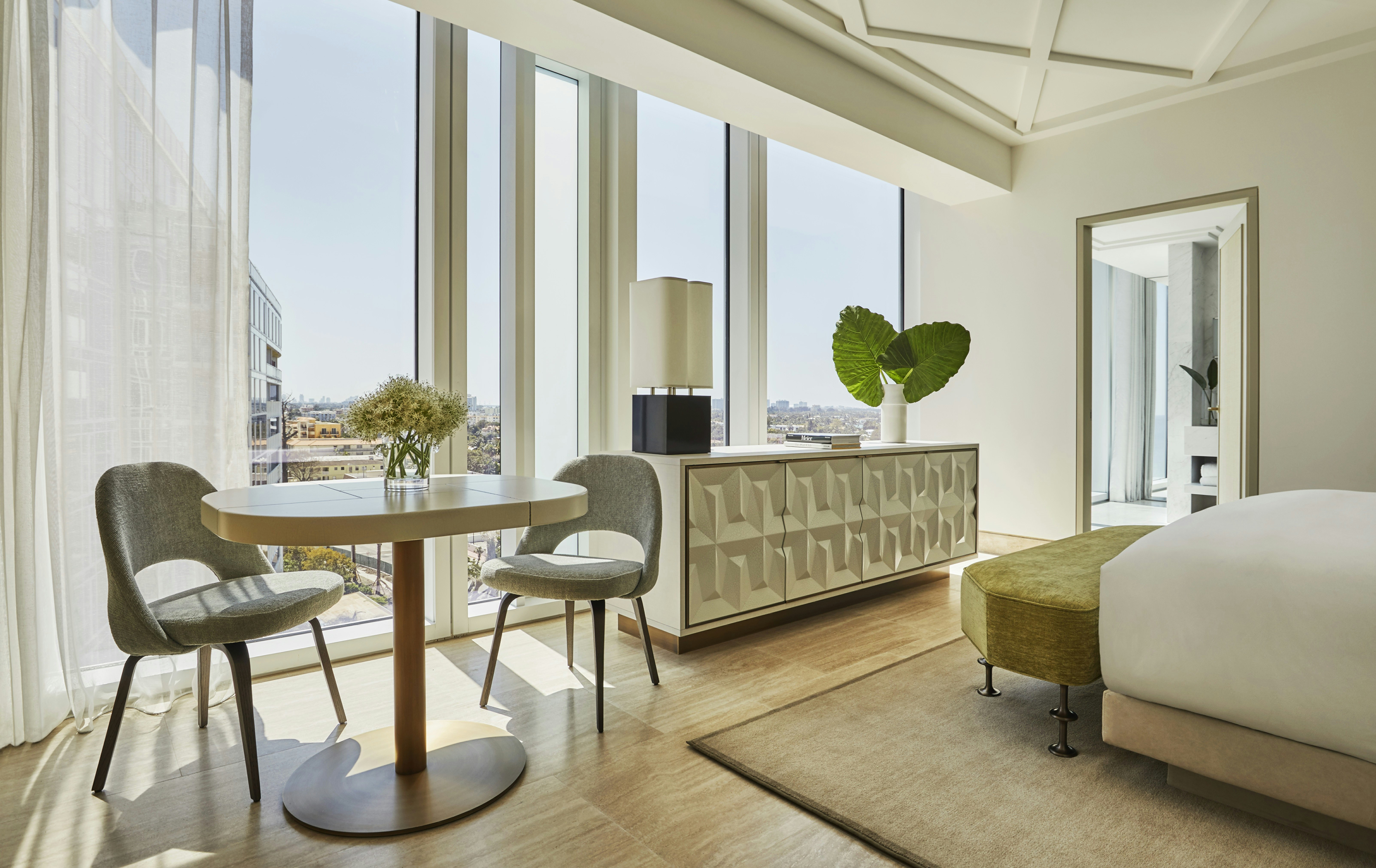 Bay View Room with one king bed
