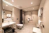 Badezimmer Familienzimmer - TOP KHR Stadthotel Münster