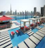Pool Bereich TOP Canal Central Hotel Business Bay