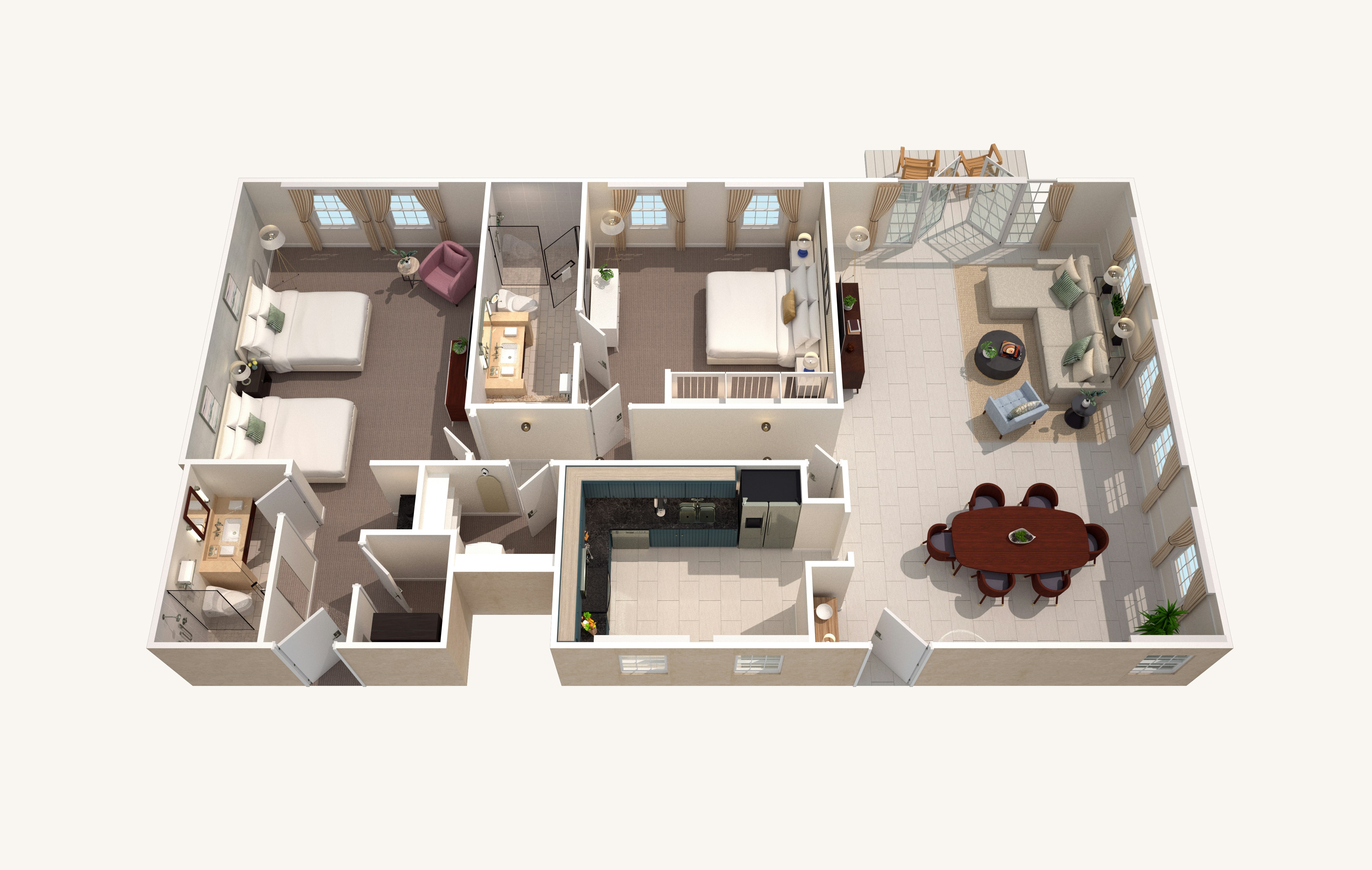 Bungalows at the Boca Raton