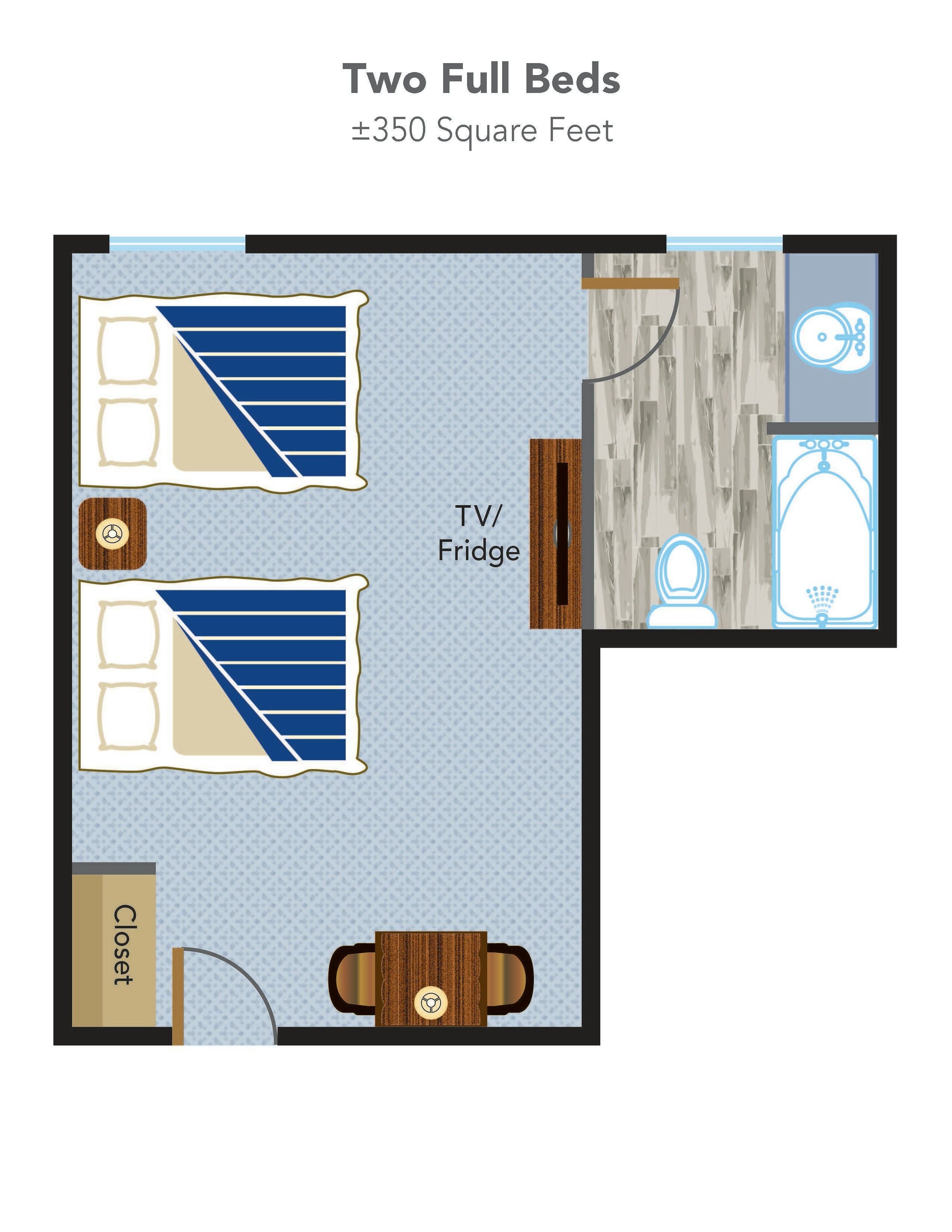 Two Full Beds