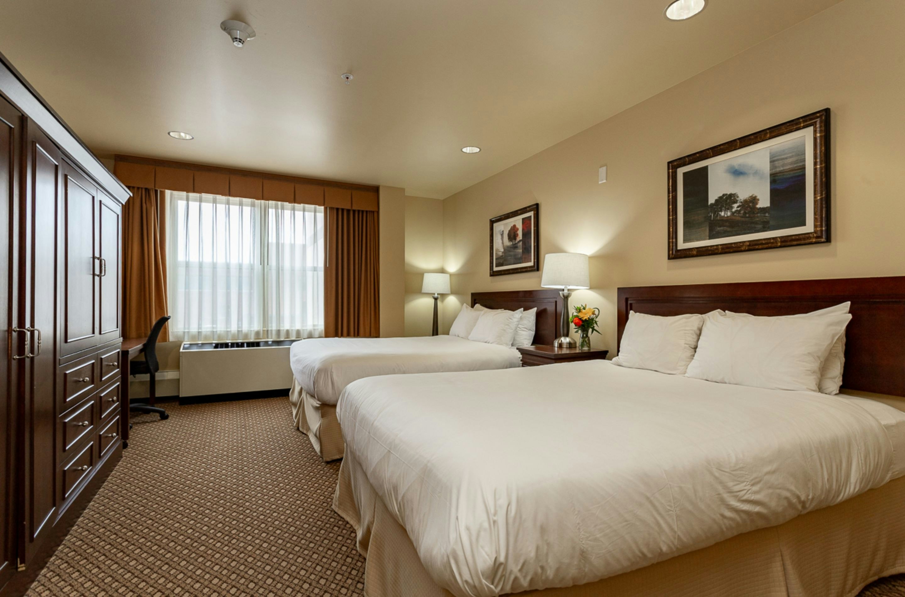 Executive Queen with two Queen beds