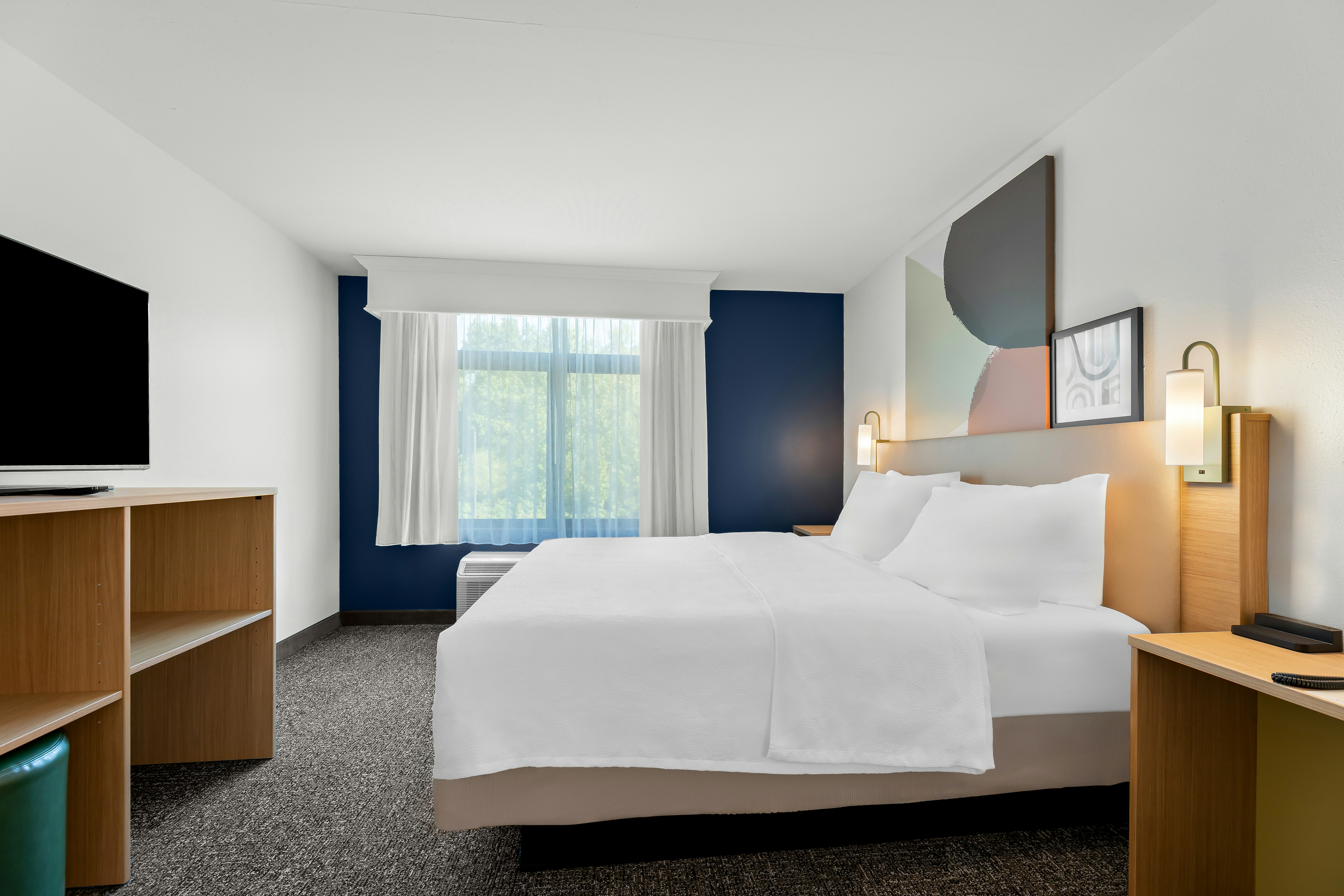 1 KING BED WITH SOFABED