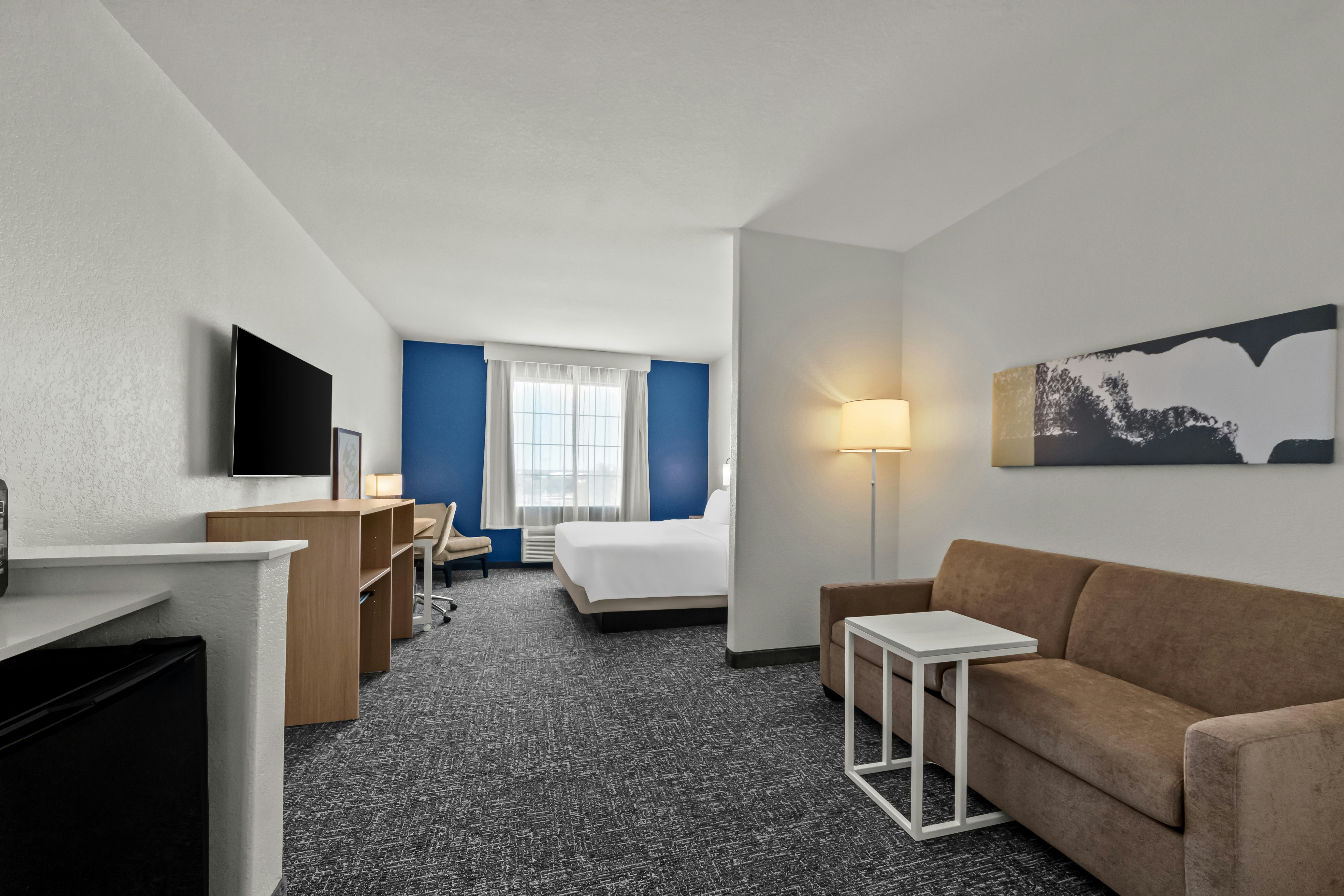 1 KING BED WITH SOFABED