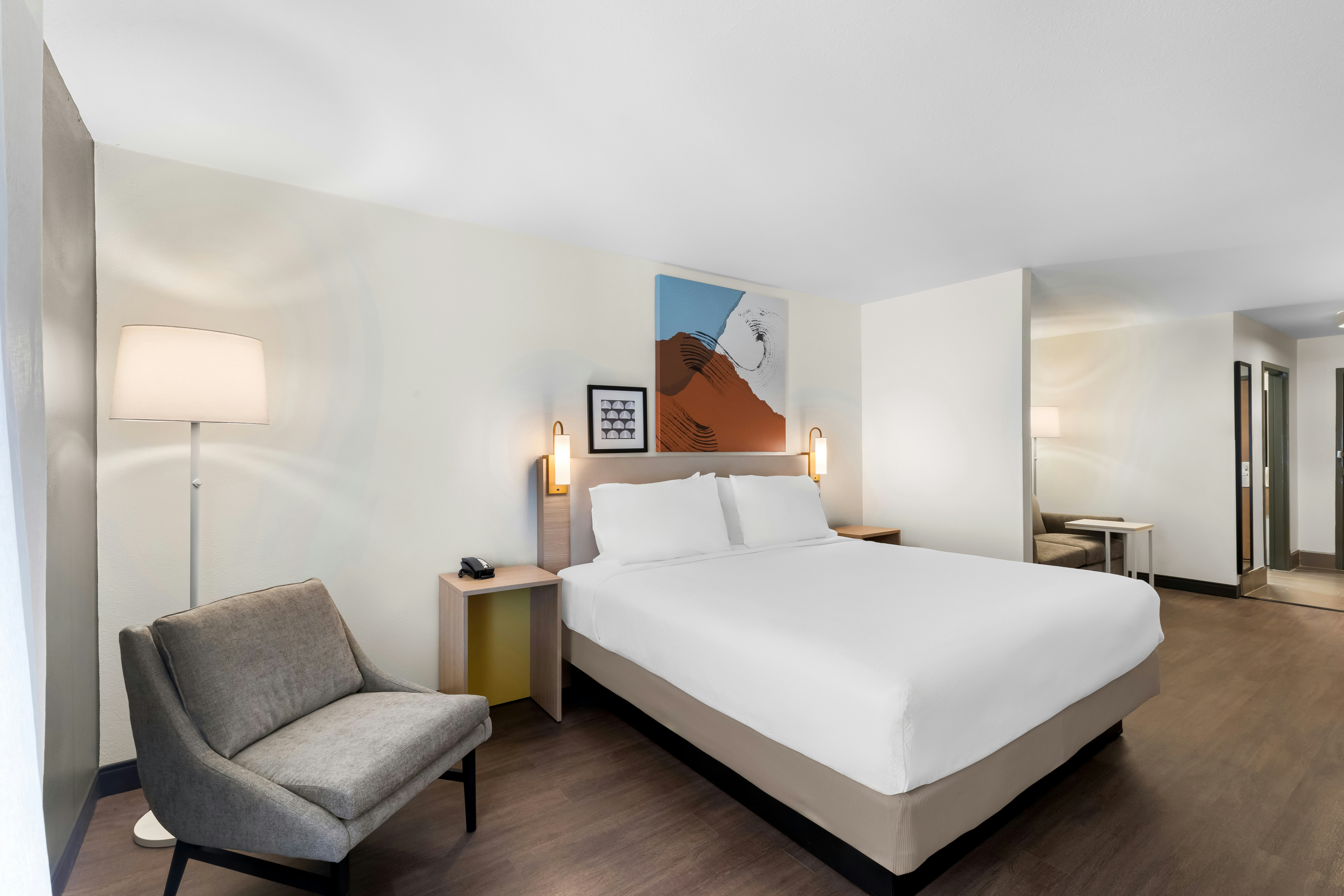1 KING BED WITH SOFABED