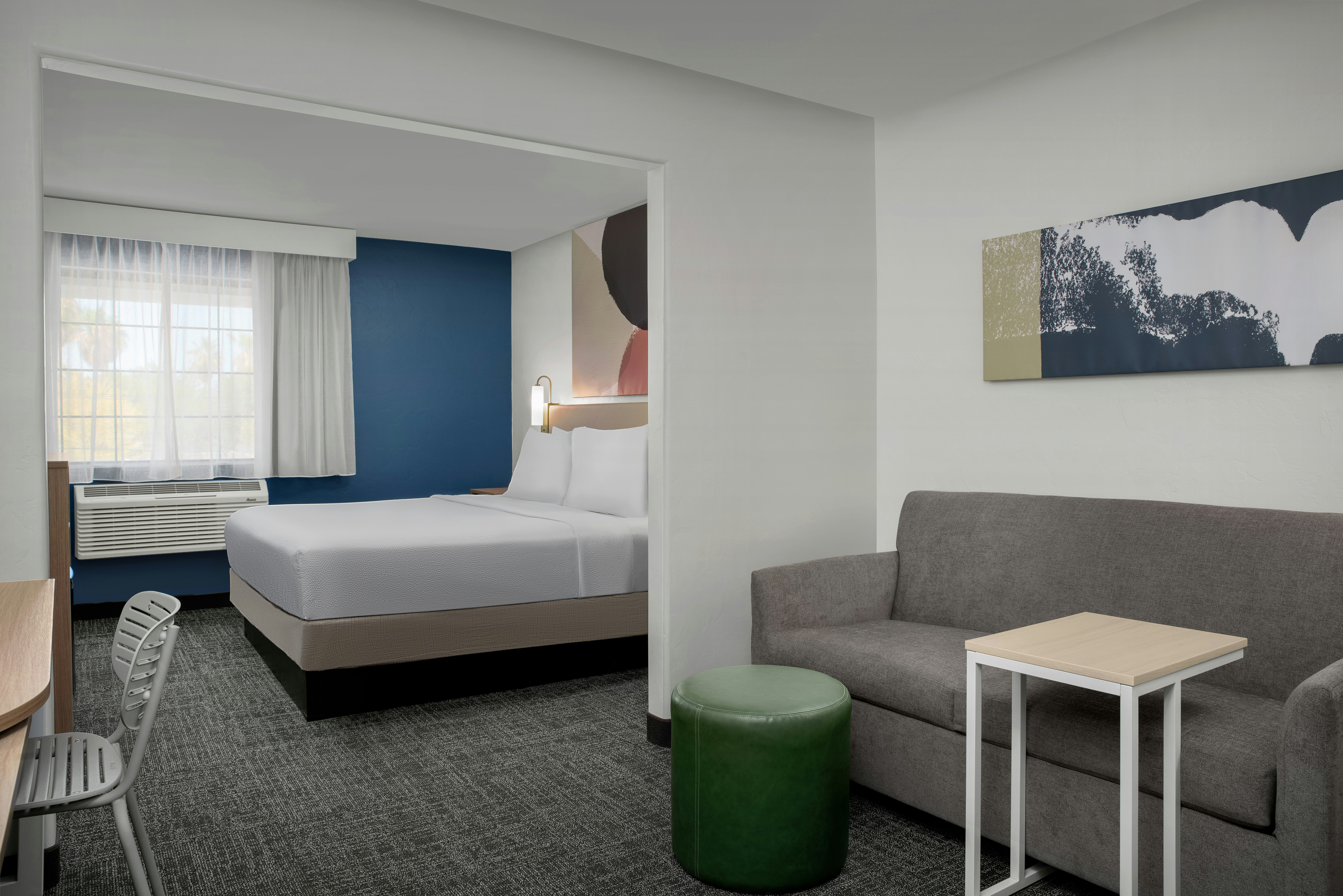 1 KING BED WITH SOFABED