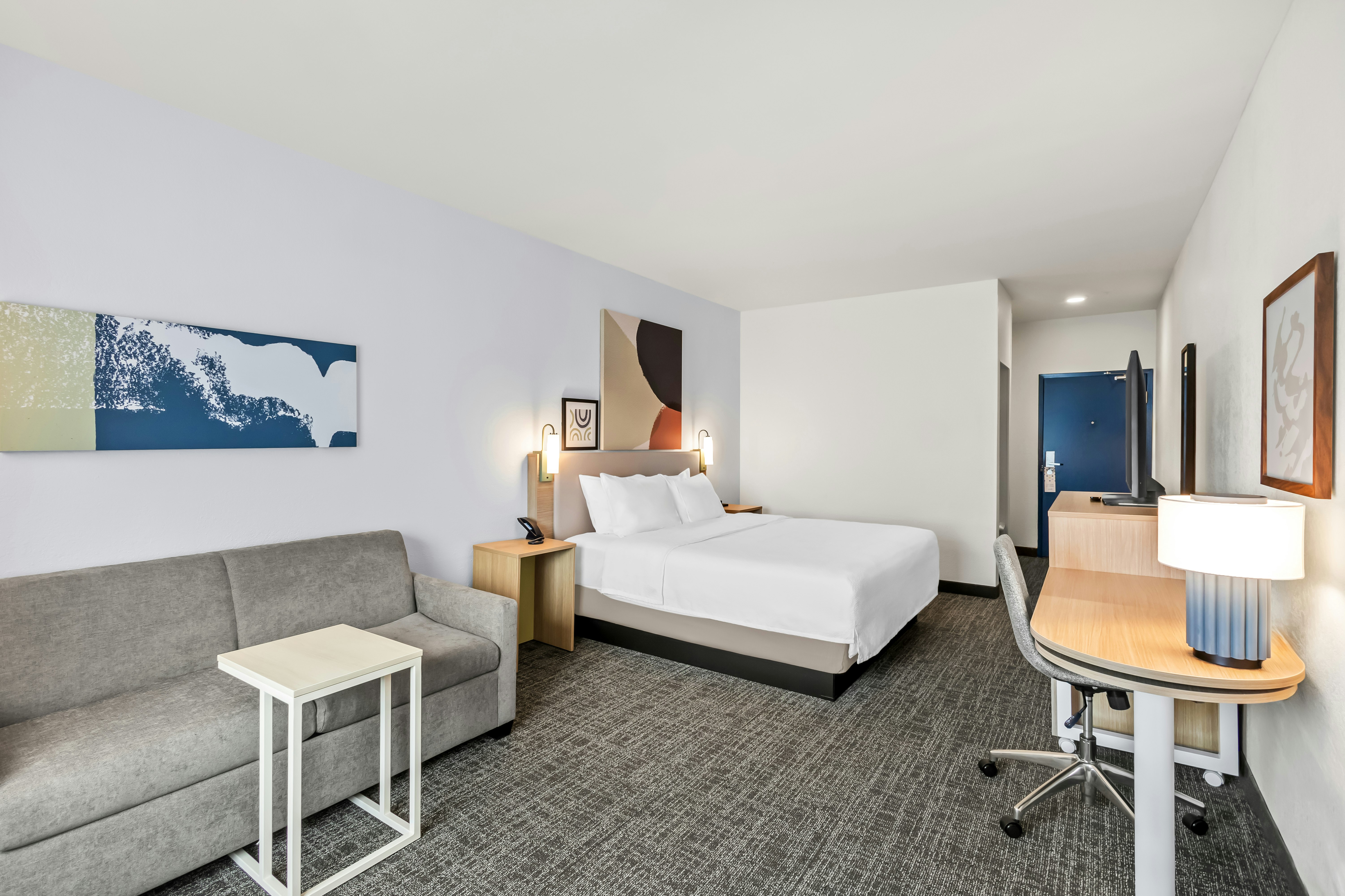 1 KING BED WITH SOFABED