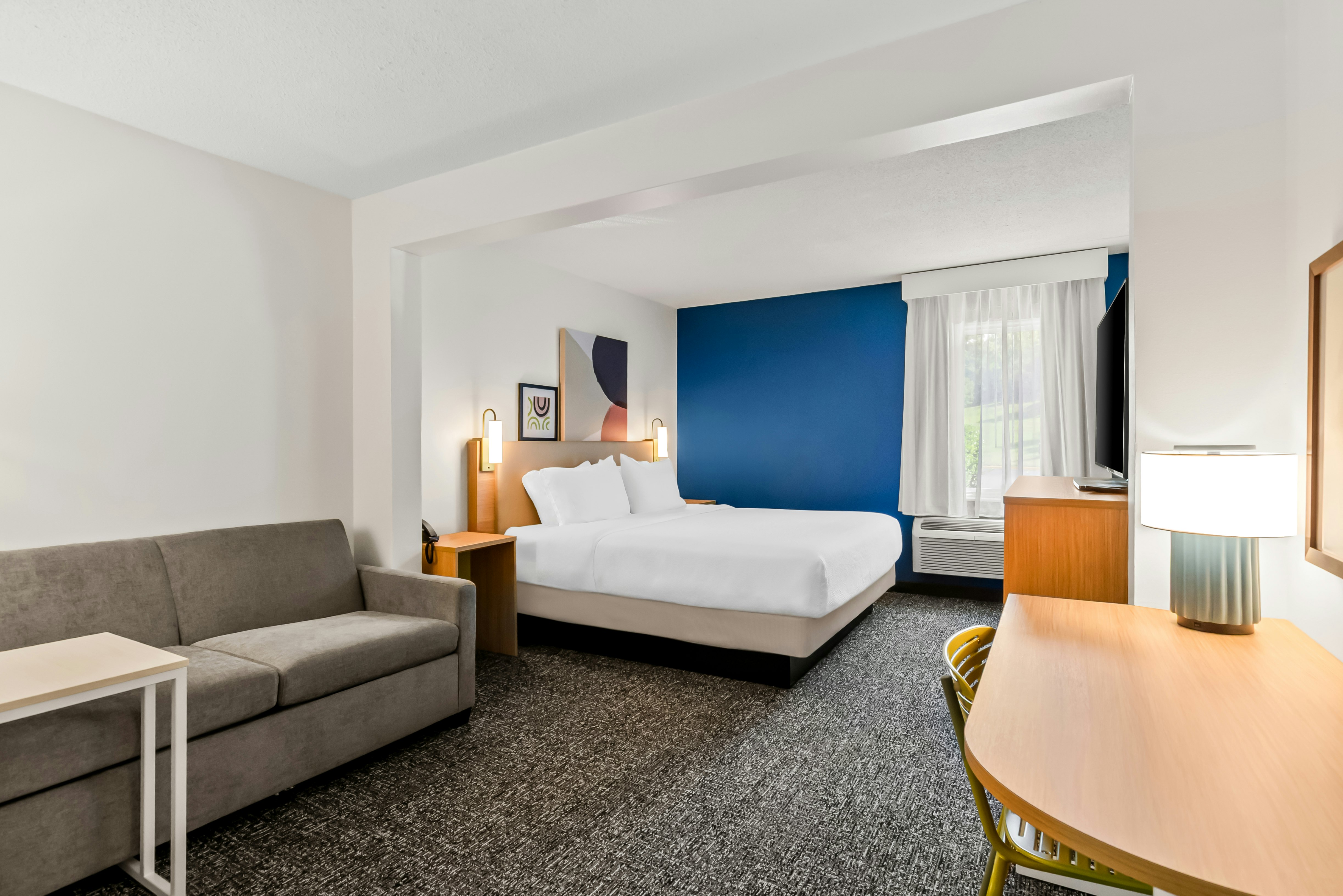 1 KING BED WITH SOFABED