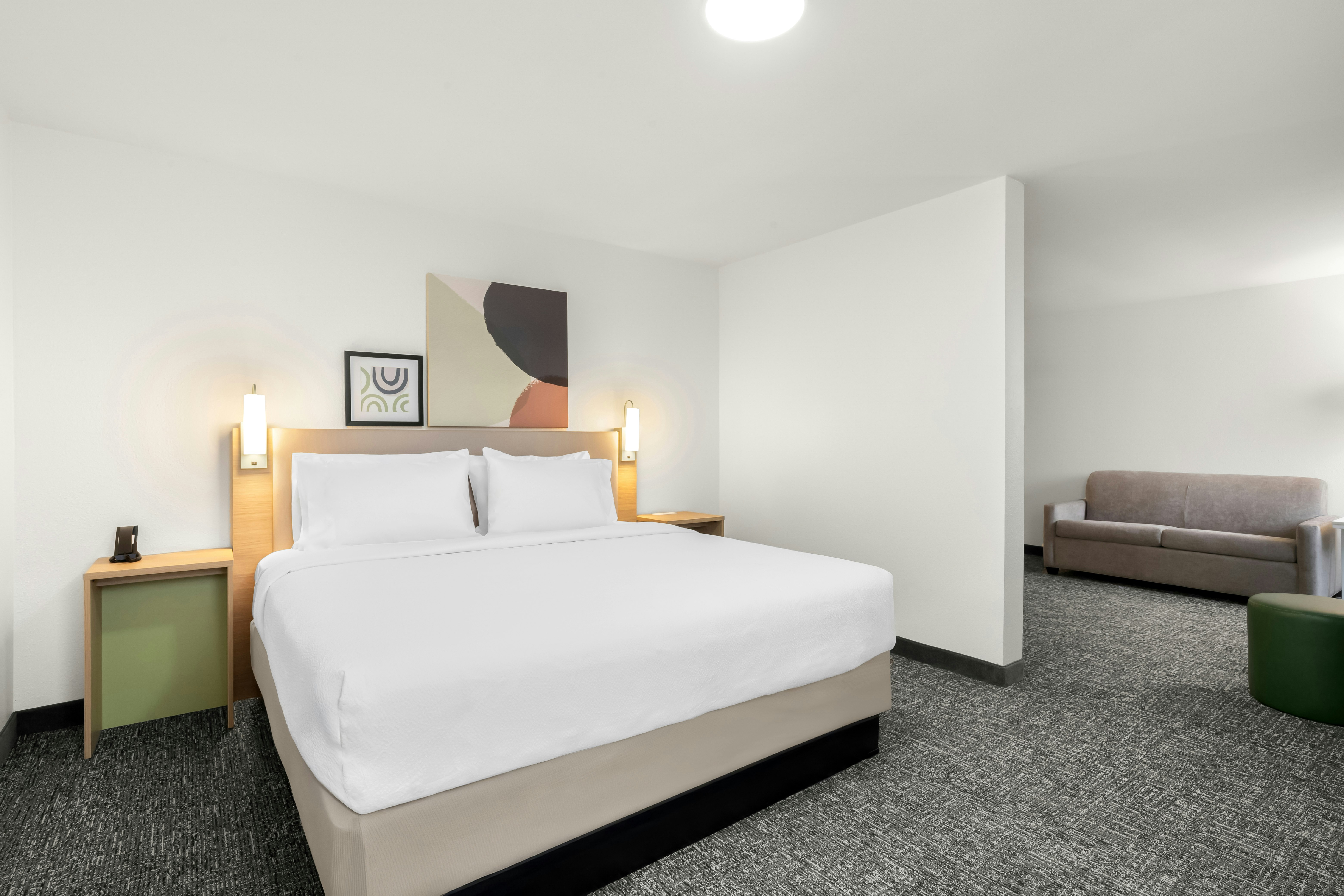1 KING BED WITH SOFABED