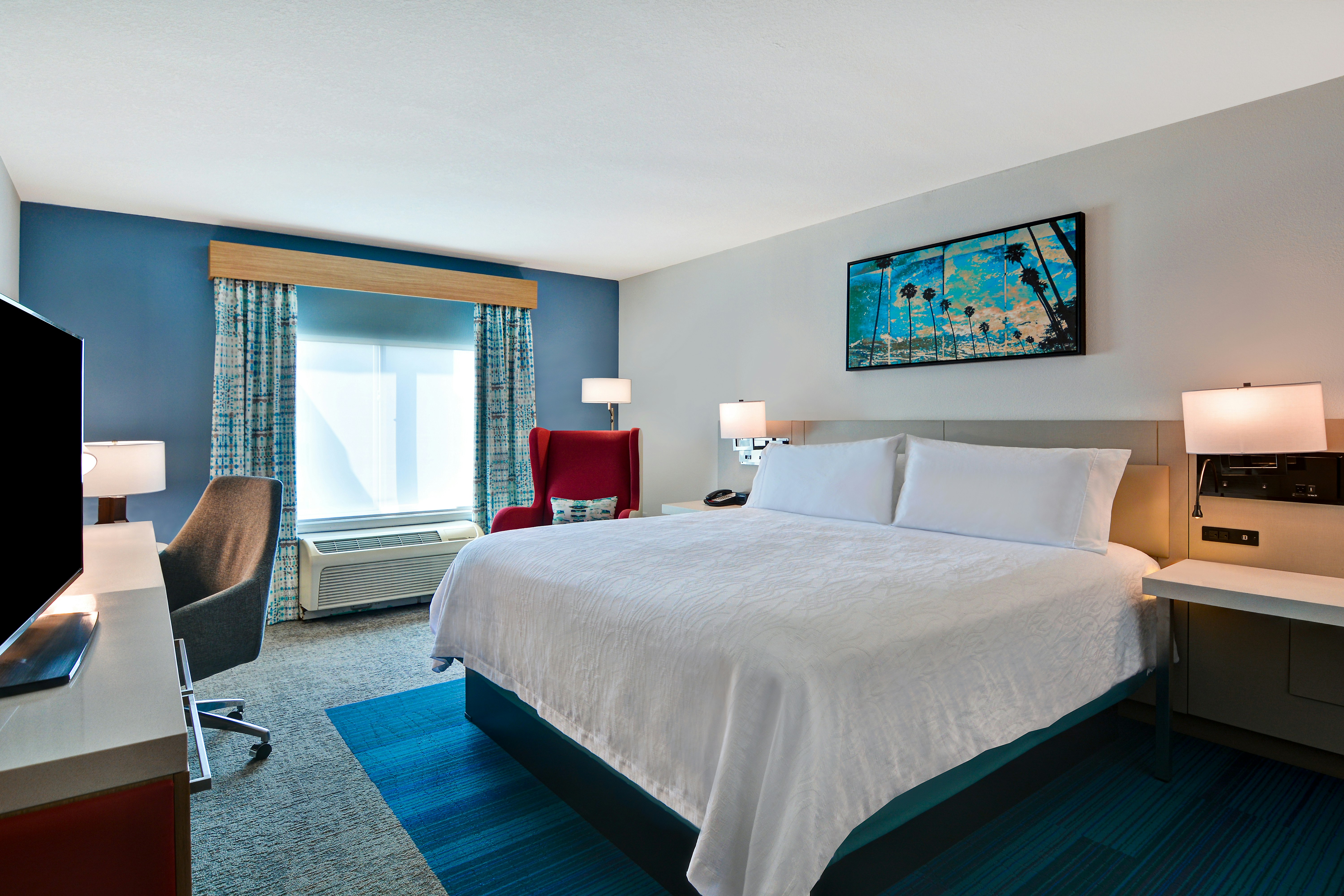1 KING BED