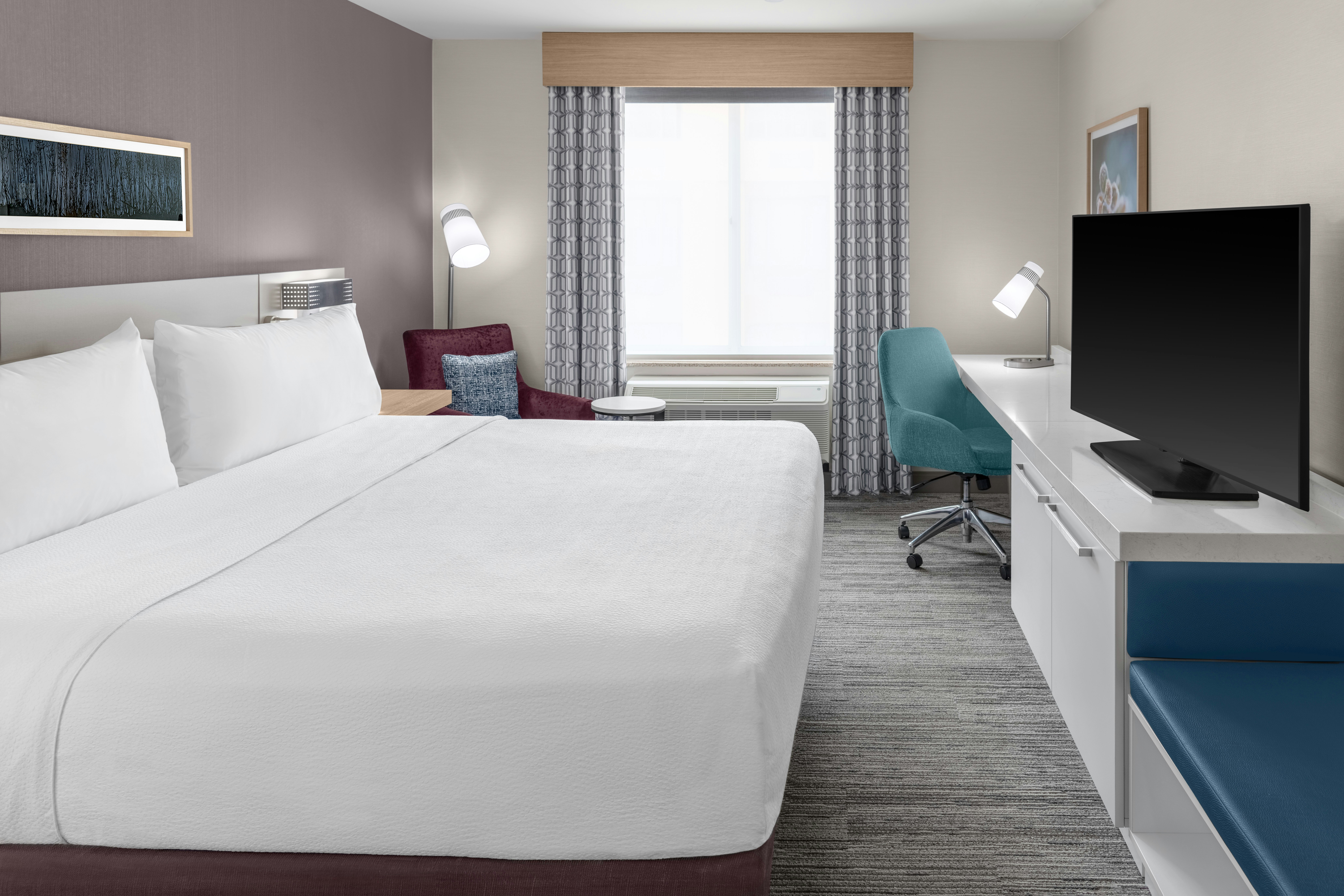 1 KING BED