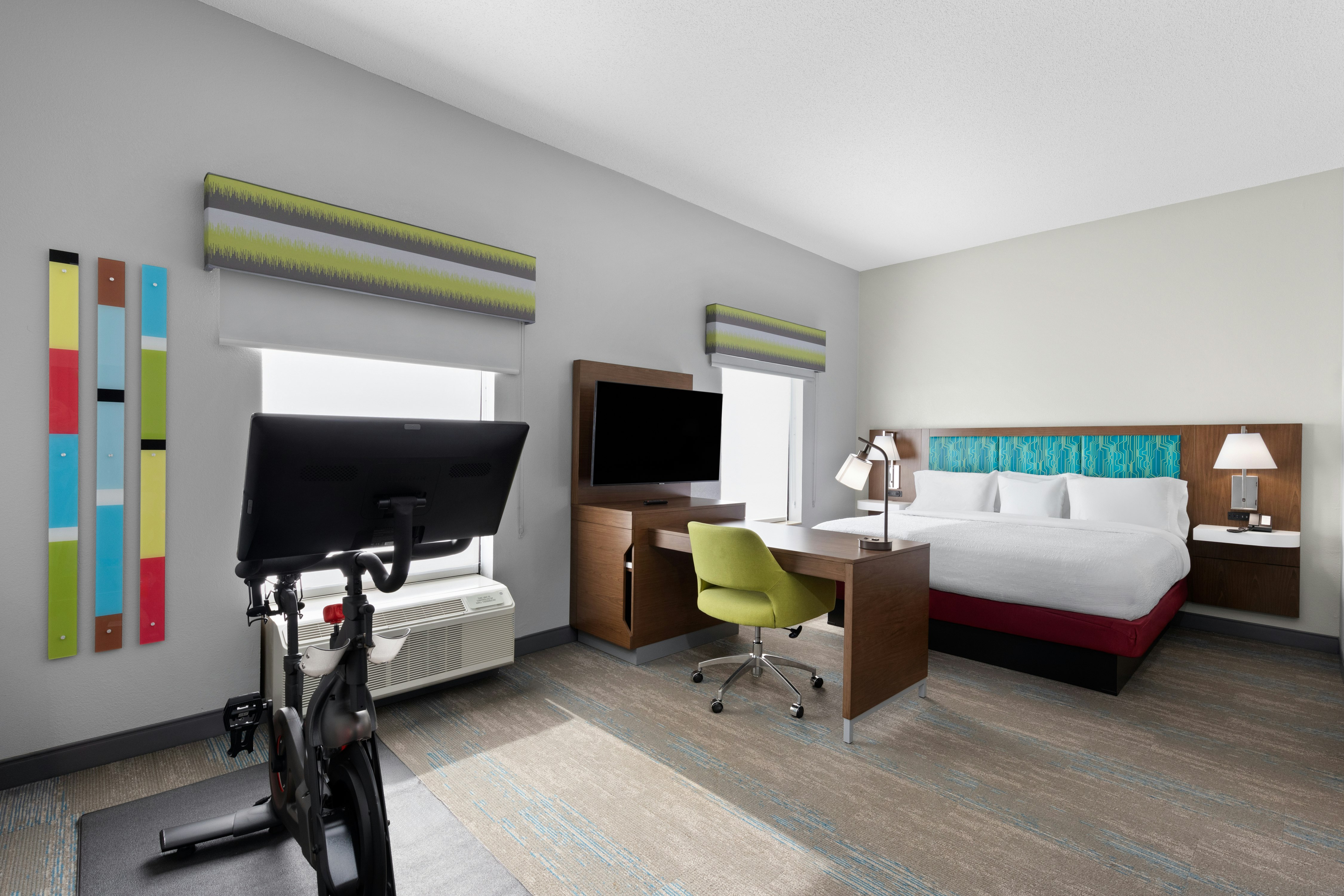 1 KING BED WITH PELOTON NS