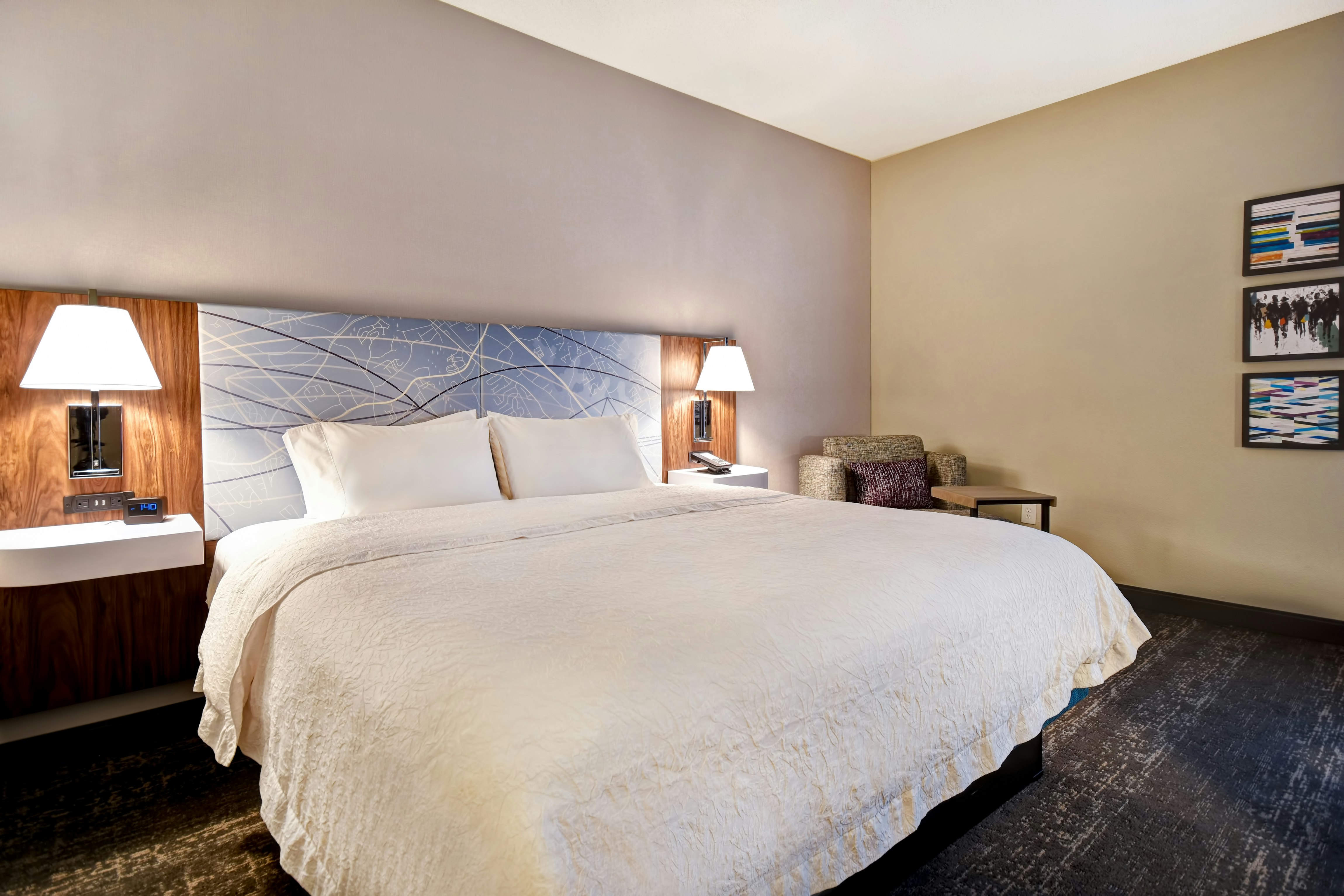 1 KING BED