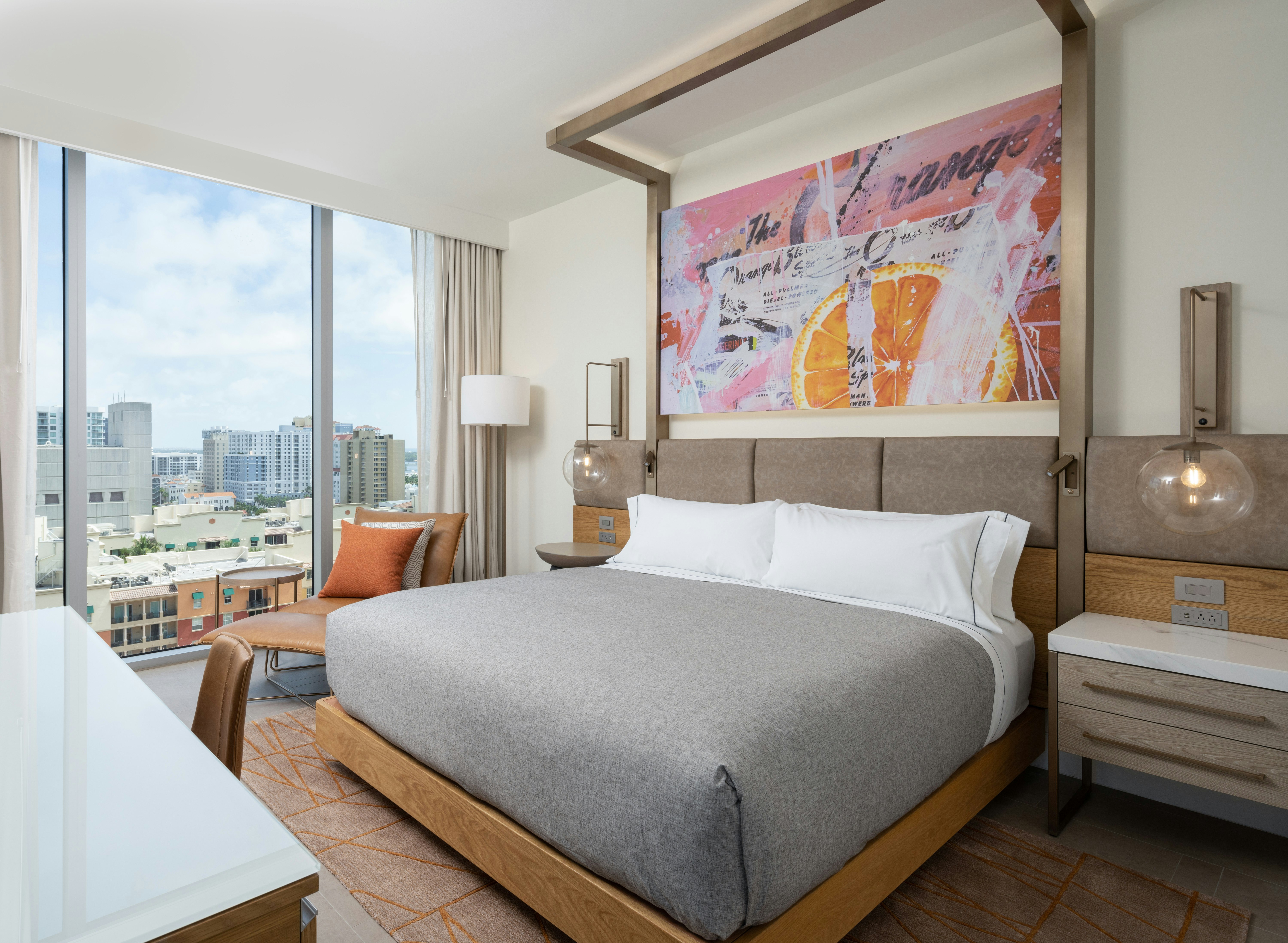 1 KING BED