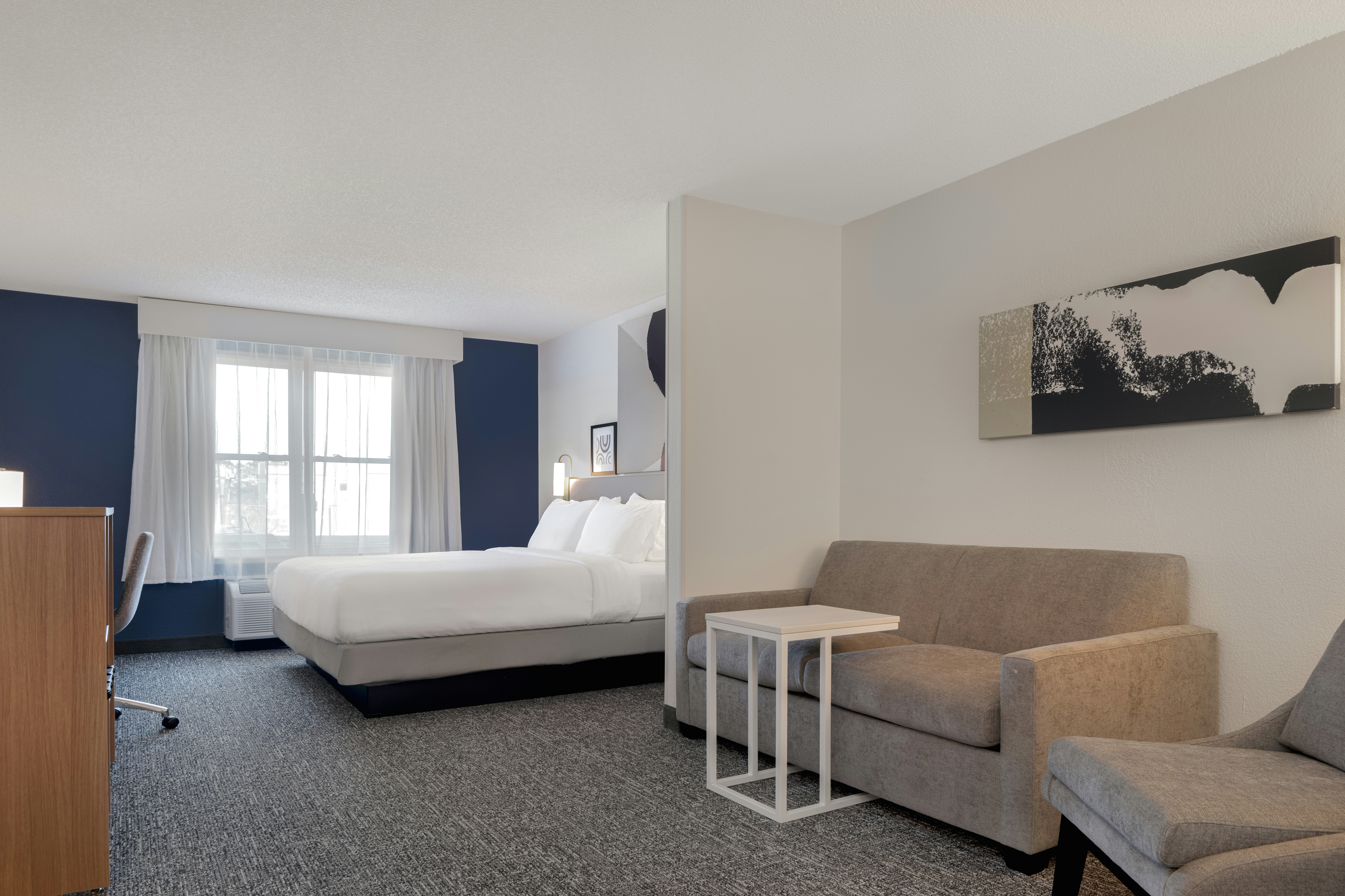 1 KING BED WITH SOFABED