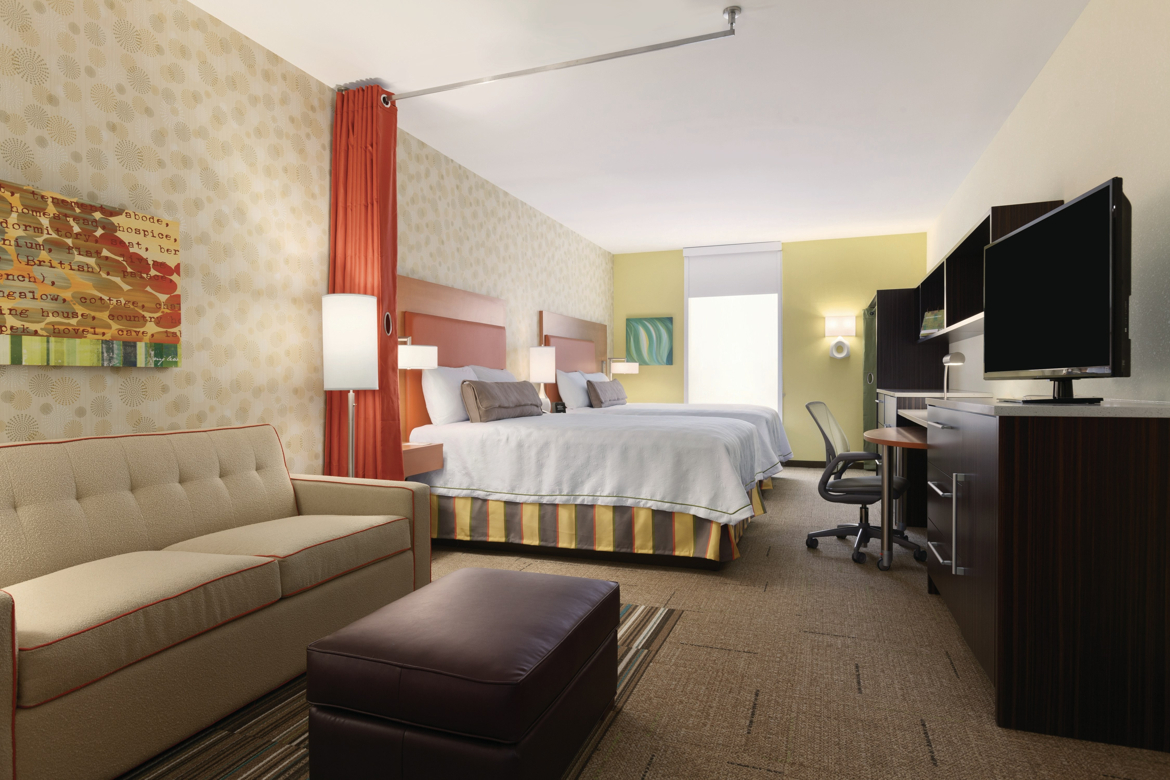 2 QN BEDS STUDIO NONSMOK