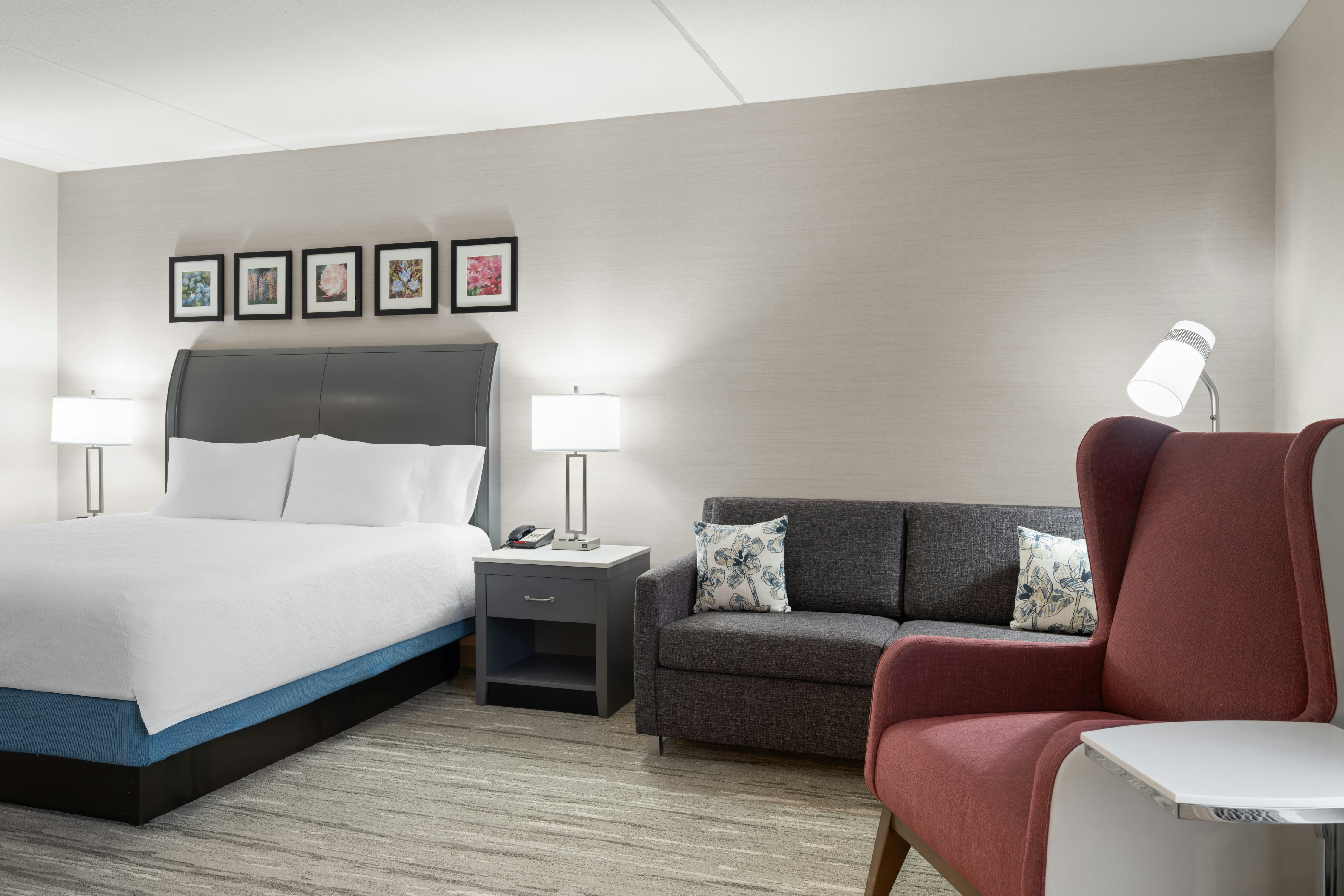 1 KING BED WITH SOFABED