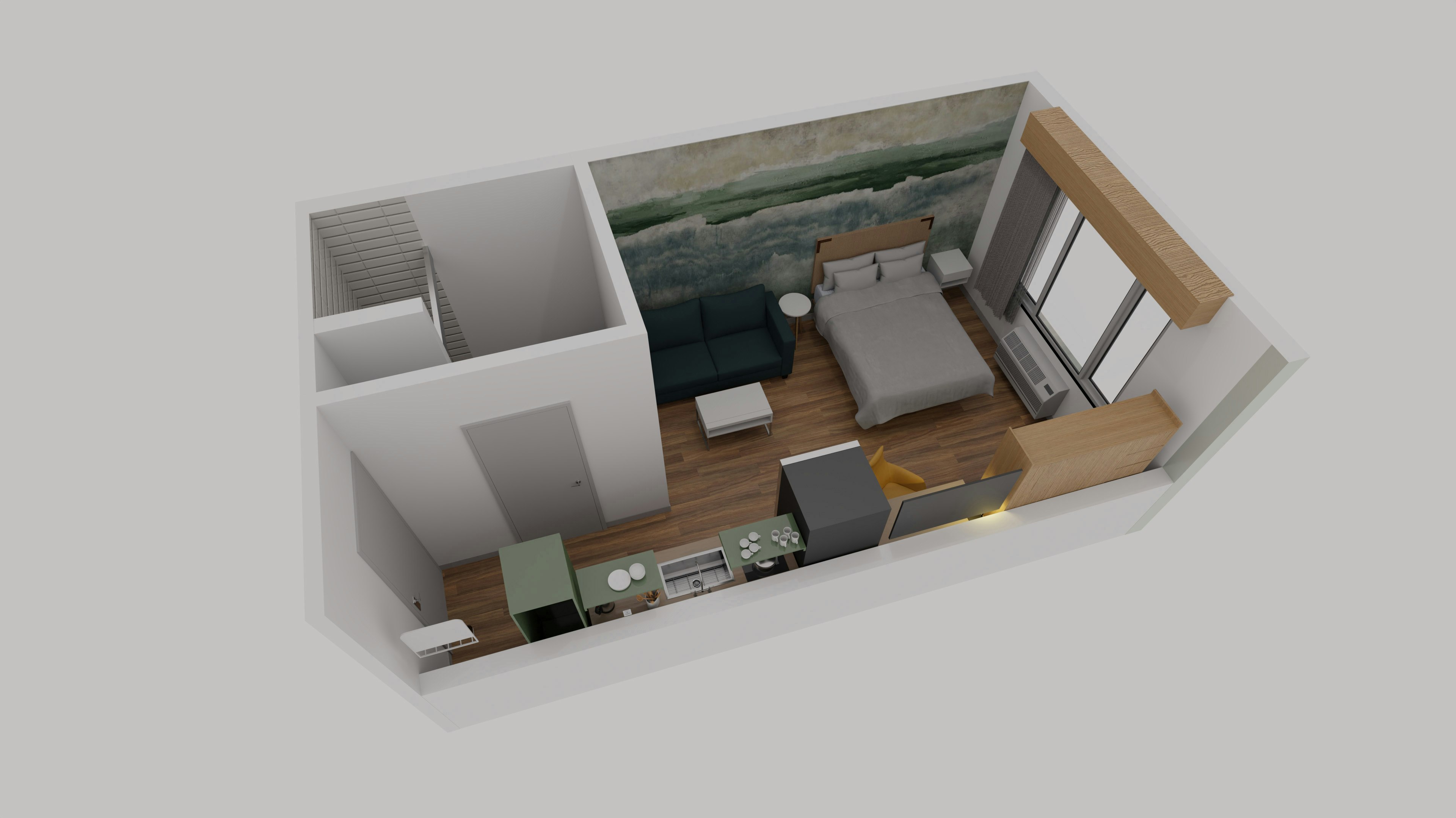 Standard Queen Suite w Sofa Bed