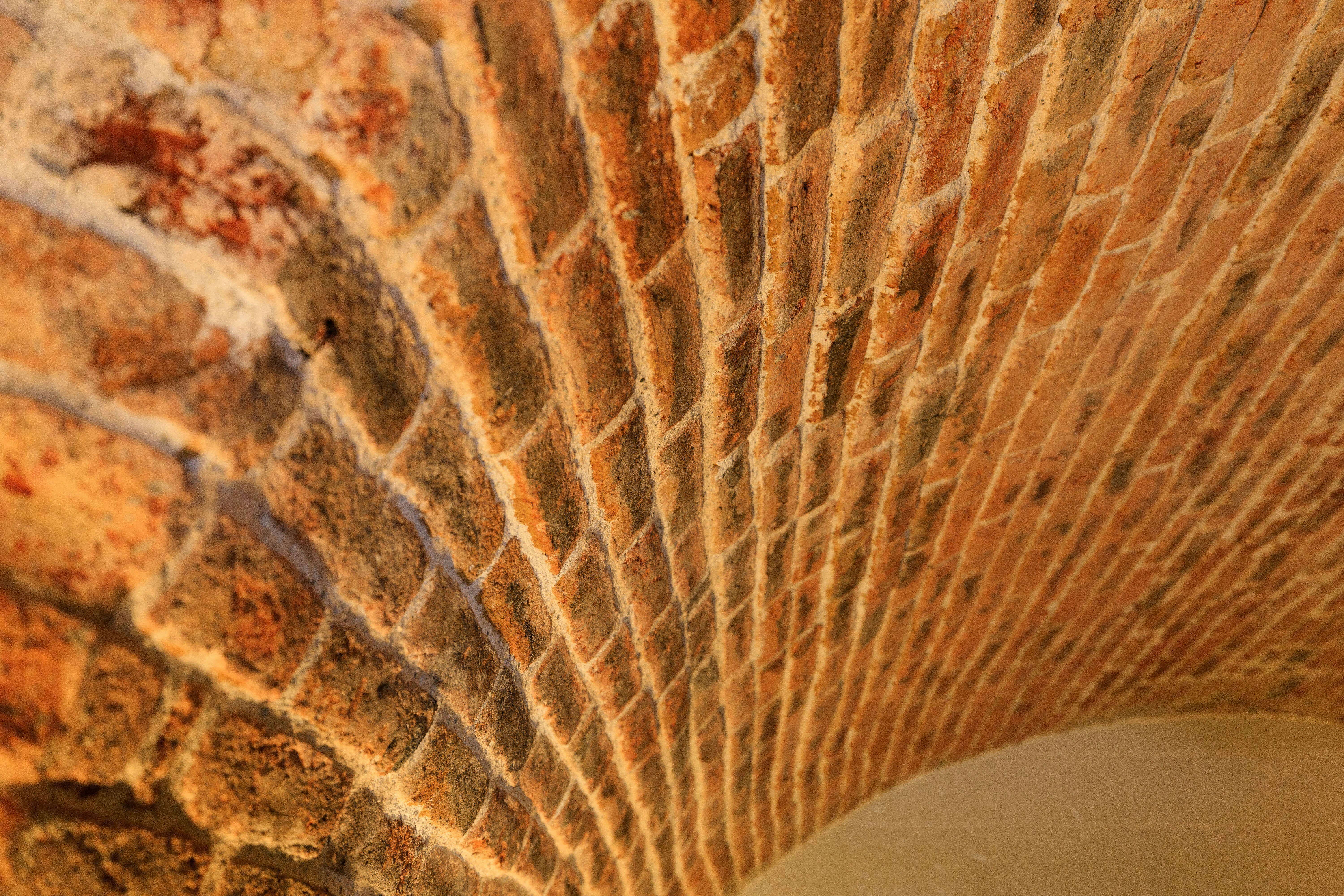 Mela room_brick ceiling