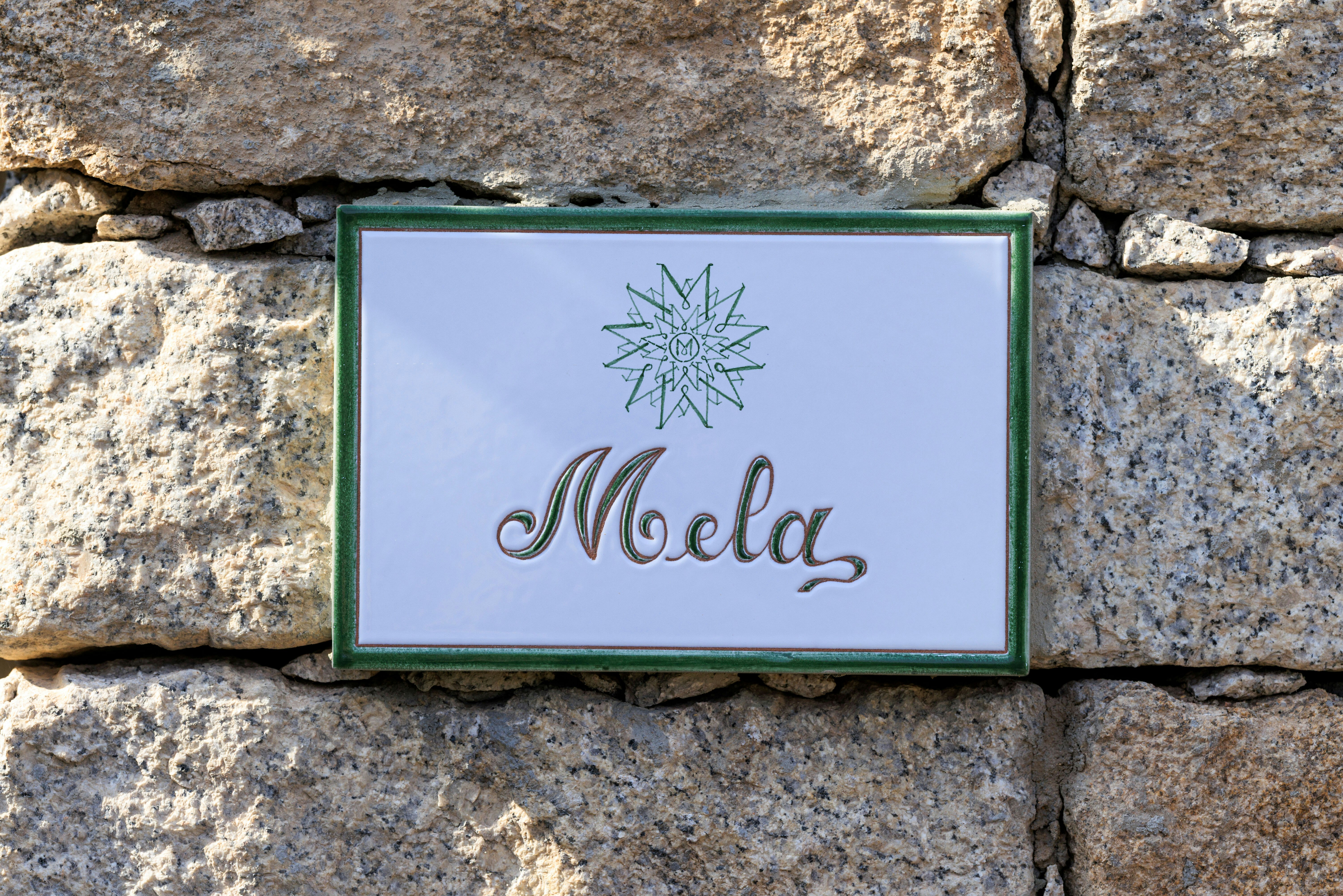 Mela room_ceramic sign