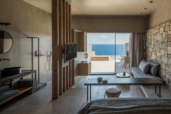 Wave XL Sea View Pool - Living Area