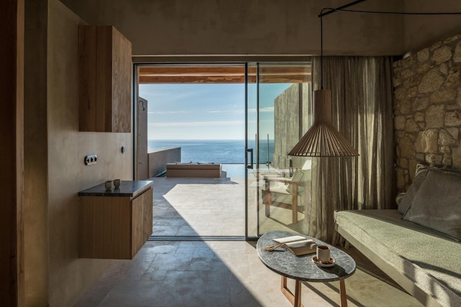 Wave XL Sea View Pool - Living Area