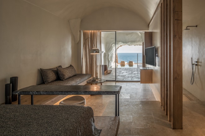 Cave Suite Sea View - Bedroom