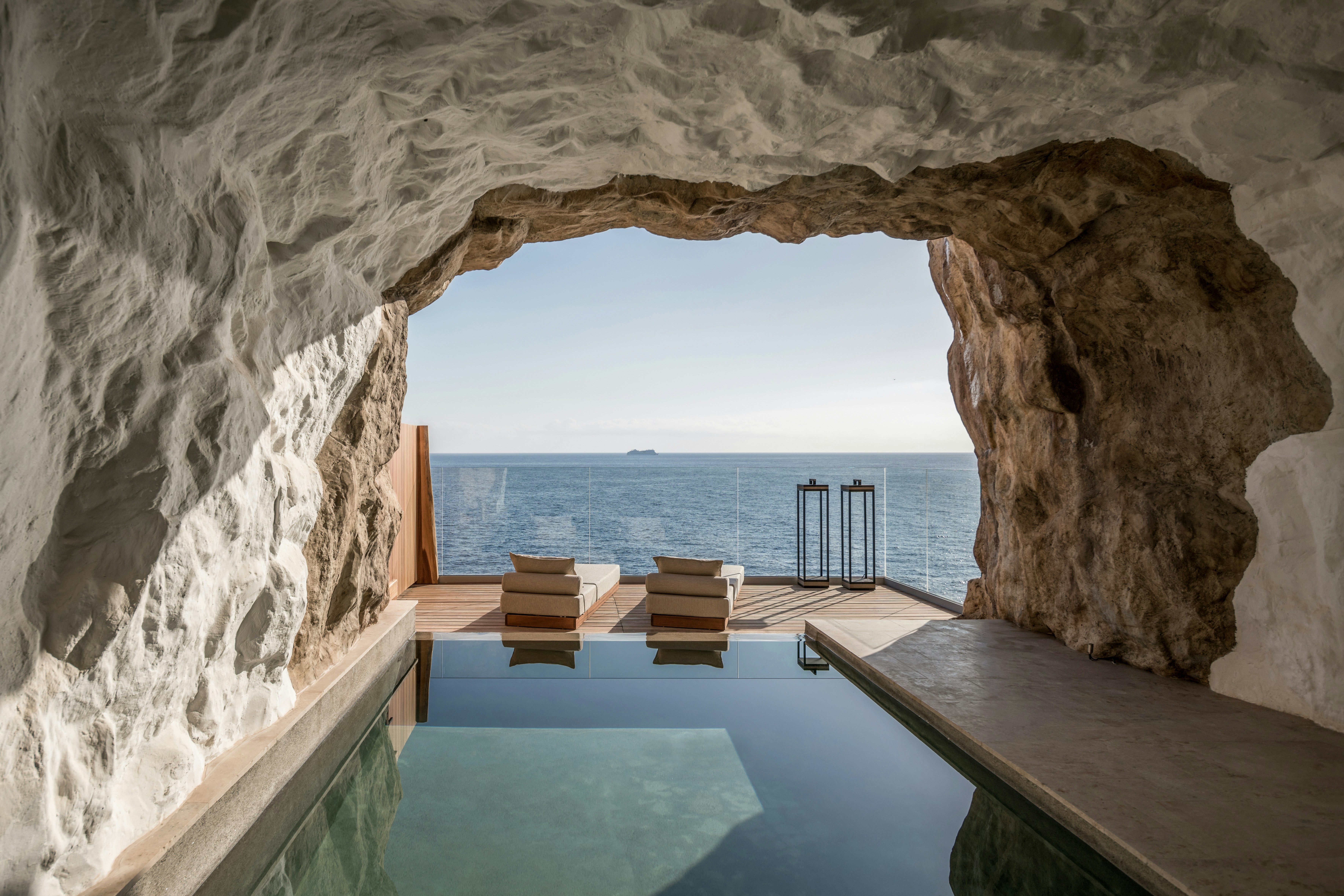 Cave Suite Sea View - Pool