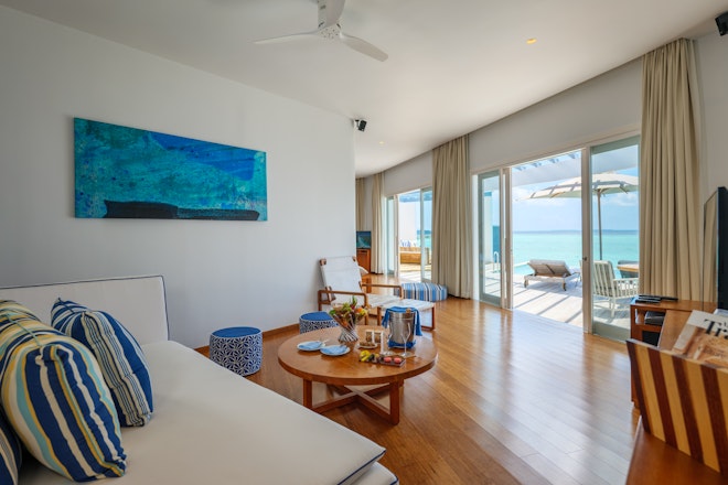 Lagoon Water Pool Villa - Living Area