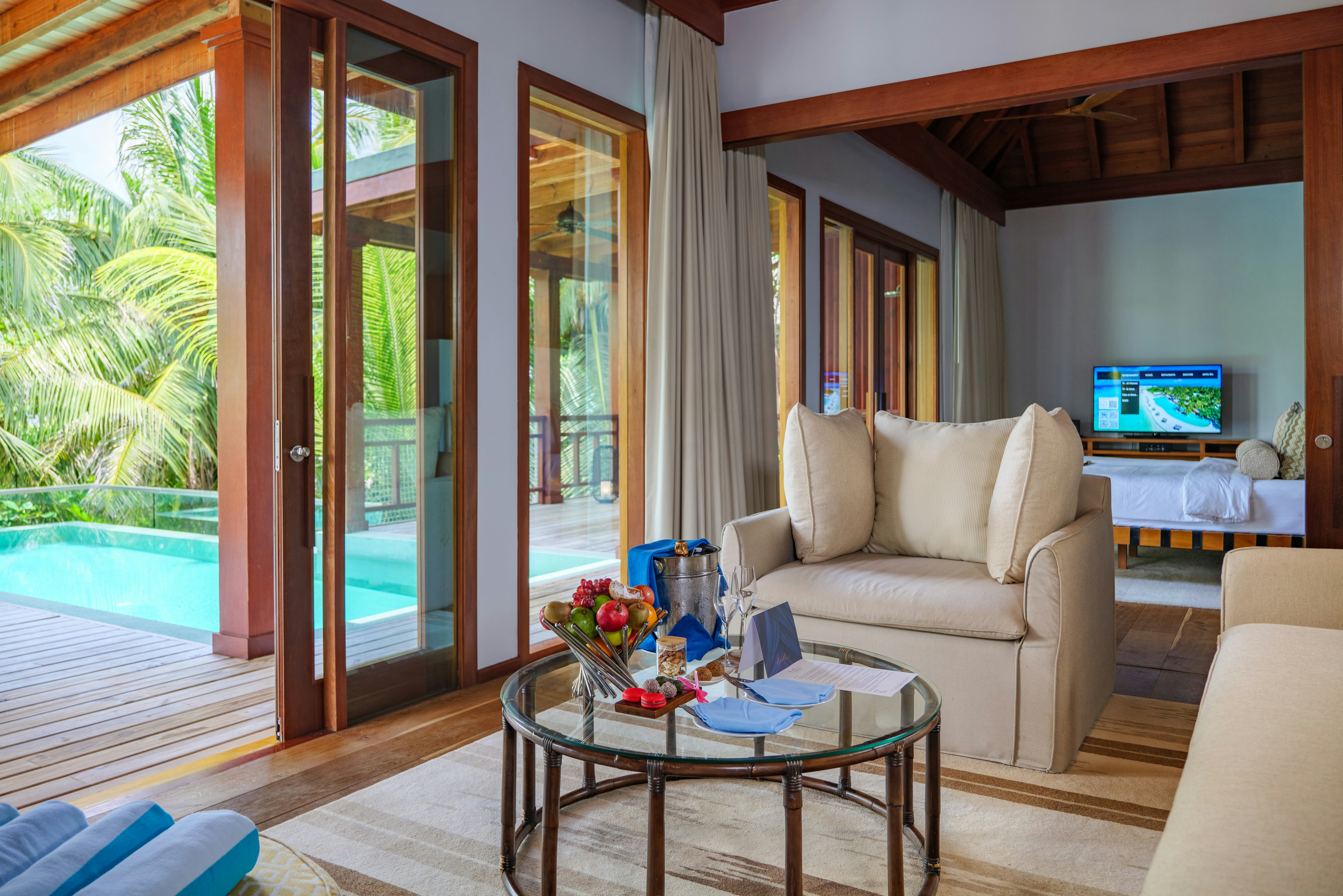 Two Bedroom Treetop Pool Villa - Living Area