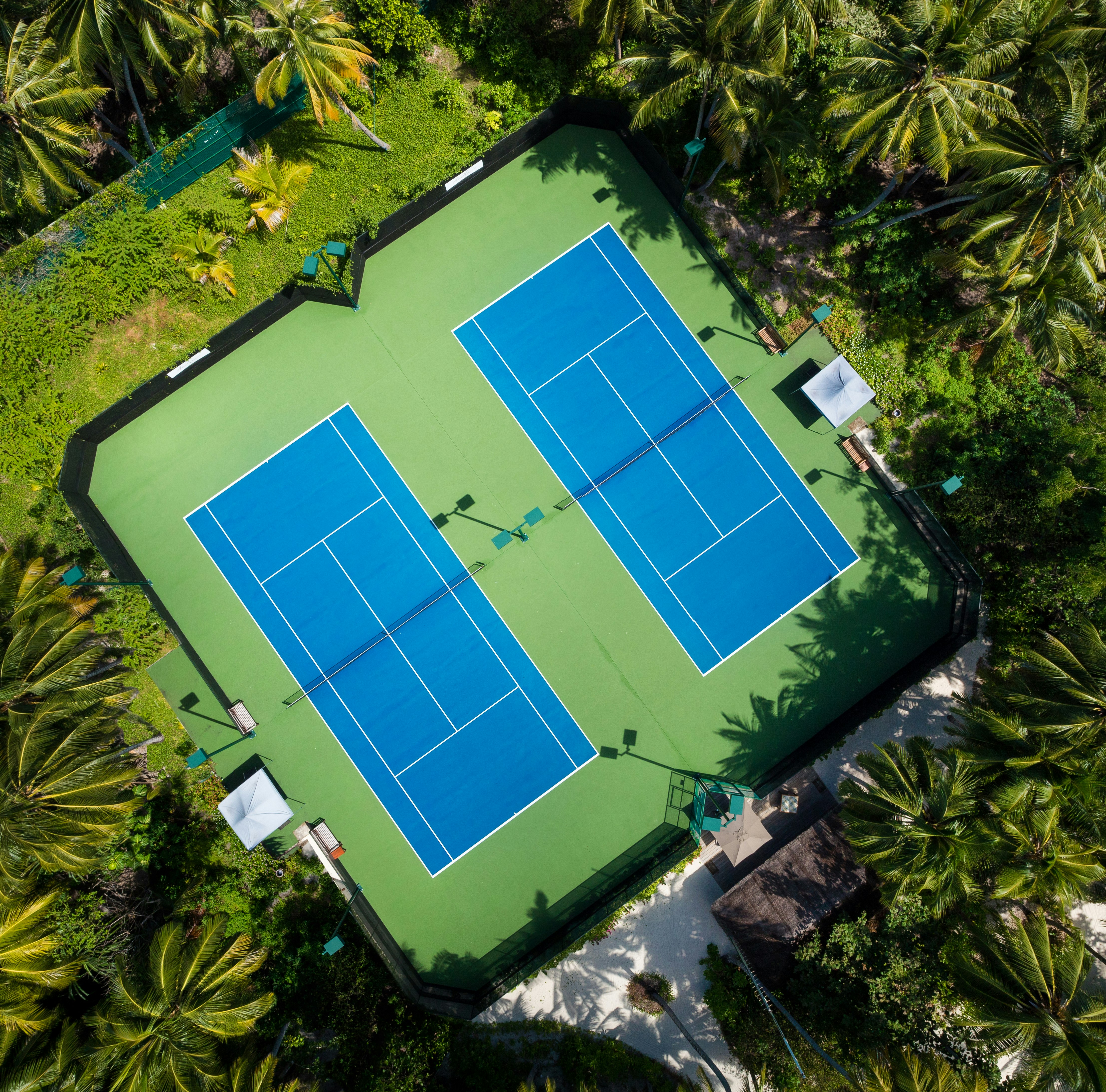 Amilla Tennis Court Aerial