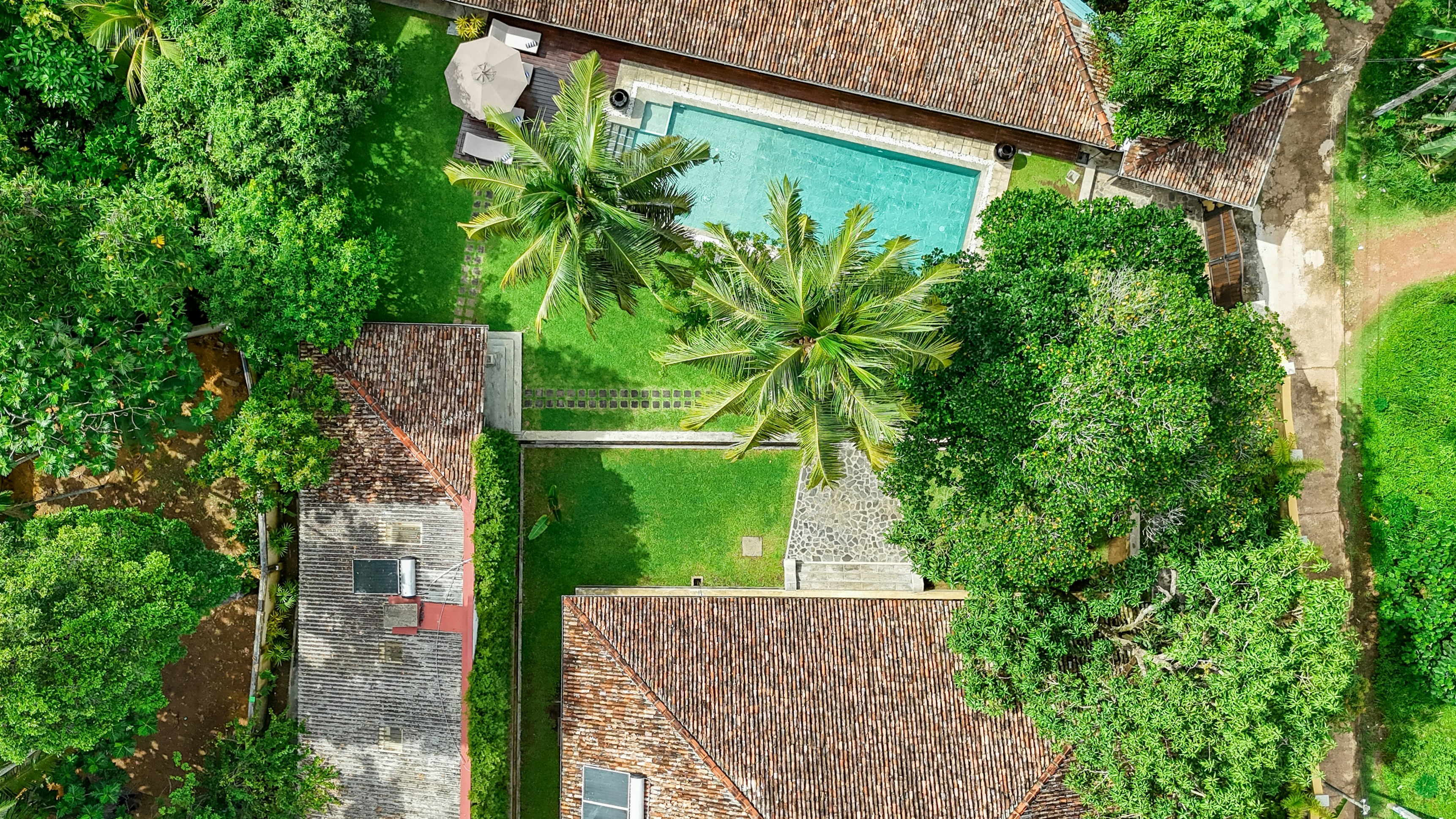 Aerial Pool View
