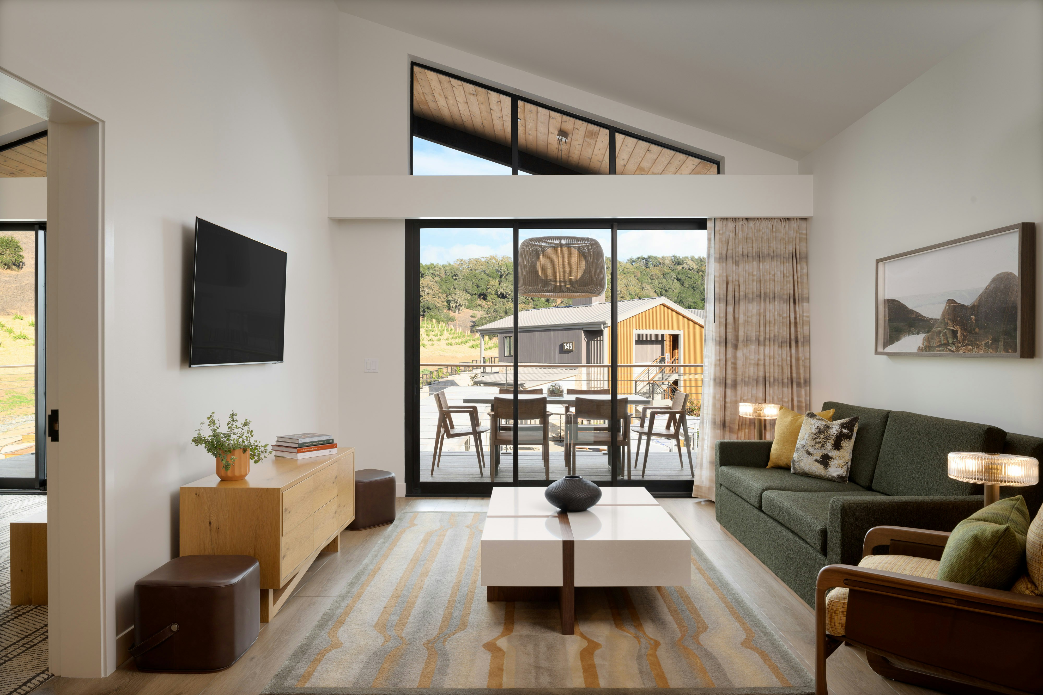 One Bedroom Suite - Vaulted - Living Area