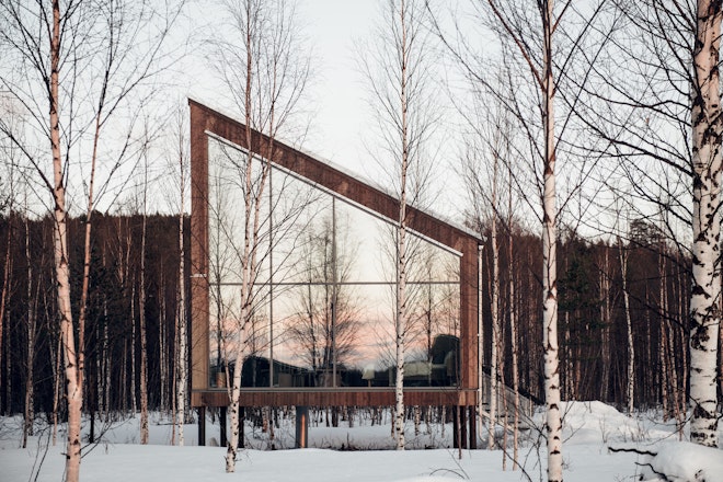 Land Cabin Winter