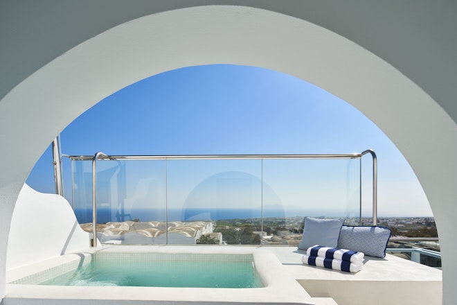 Sea View Suite Hot Tub Balcony View