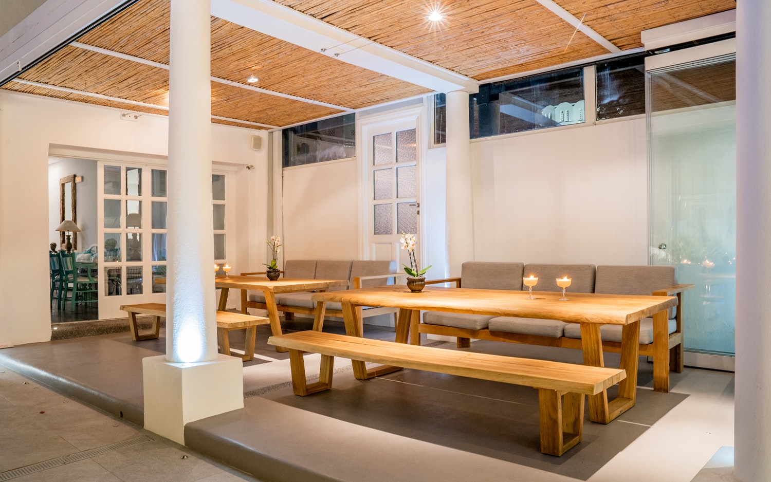 Pool Area & Restaurant