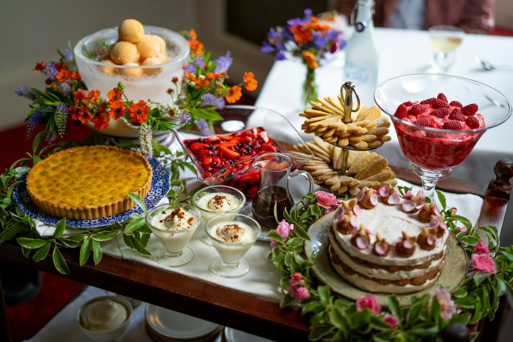 Summer Dessert Trolley