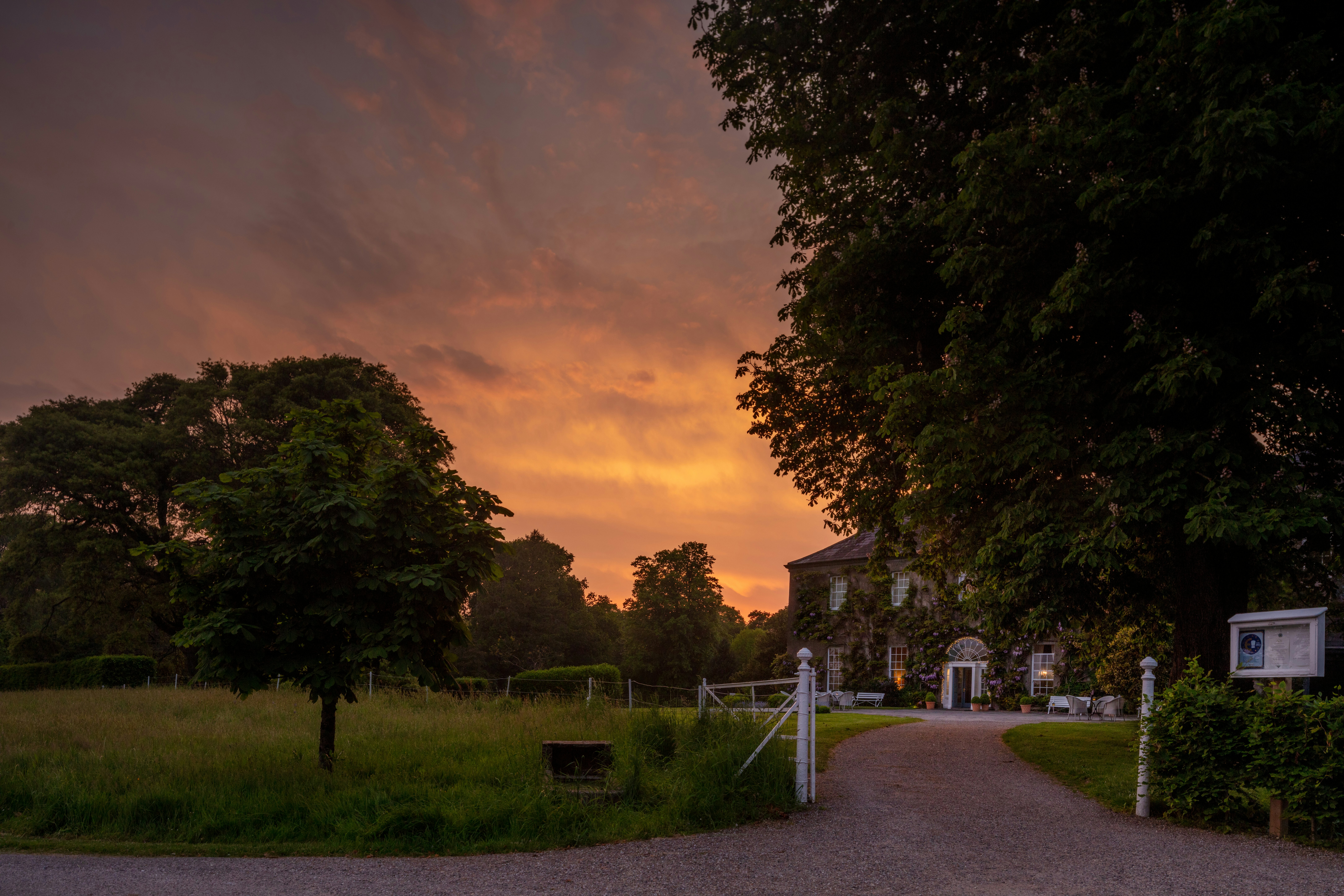 Ballymaloe House Sunset
