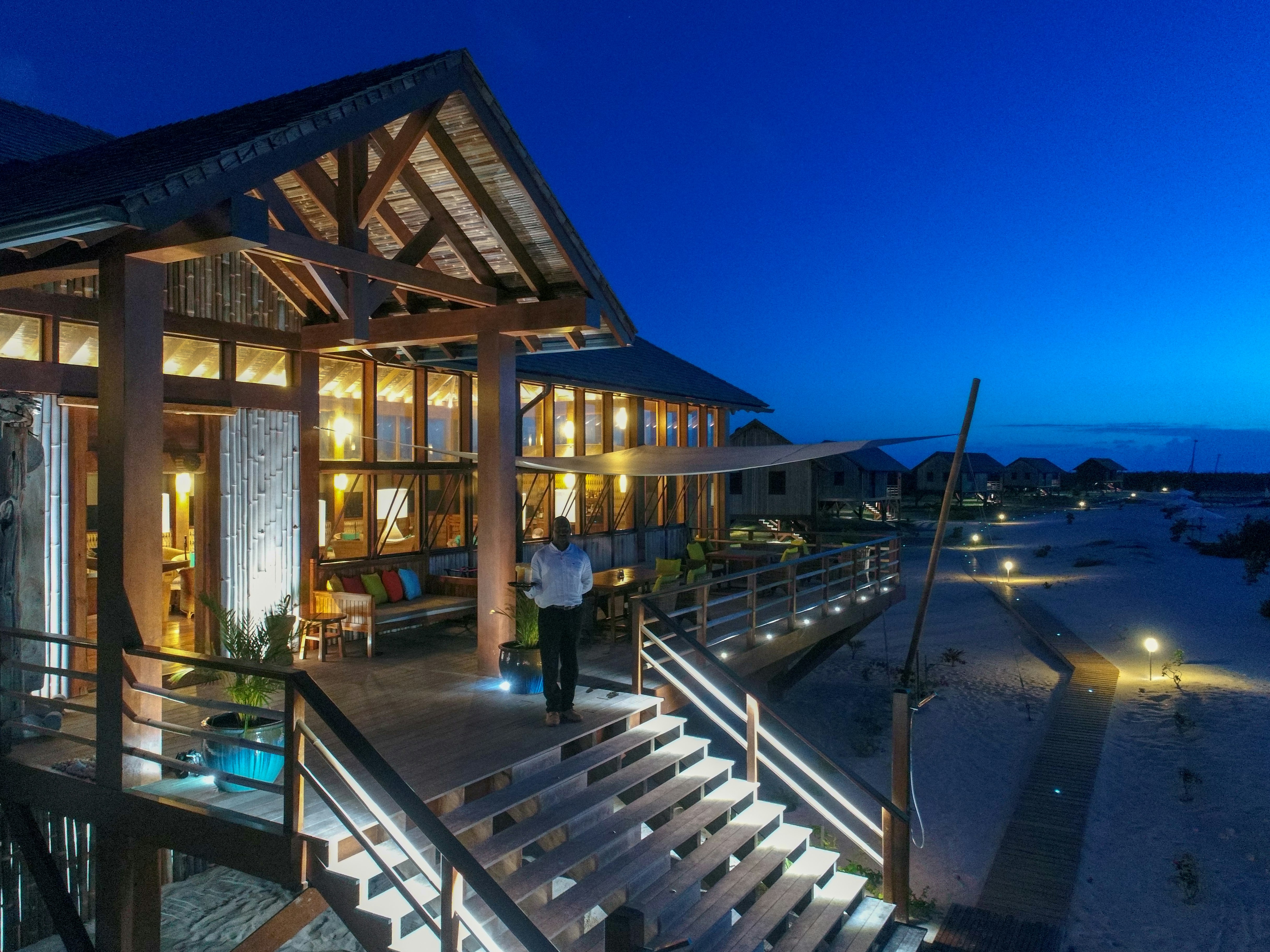 The Clubhouse Night Exterior