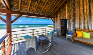 Beachfront Balcony View