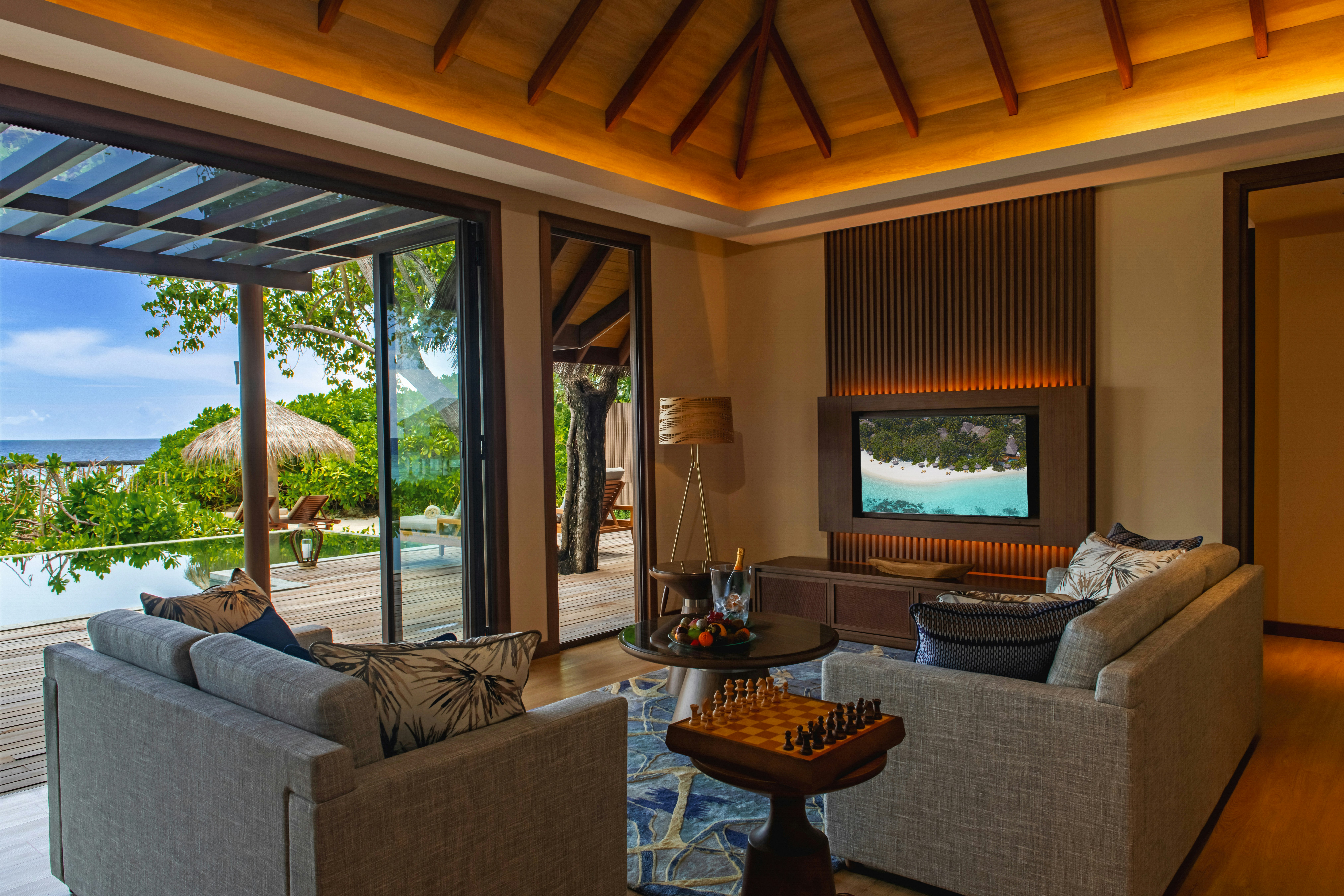 Two-Bedroom Baros Retreat - Living Area