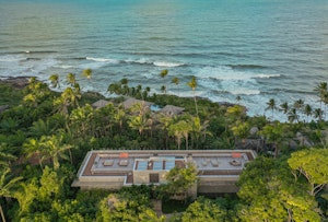 Hotel Rooftop Aerial View