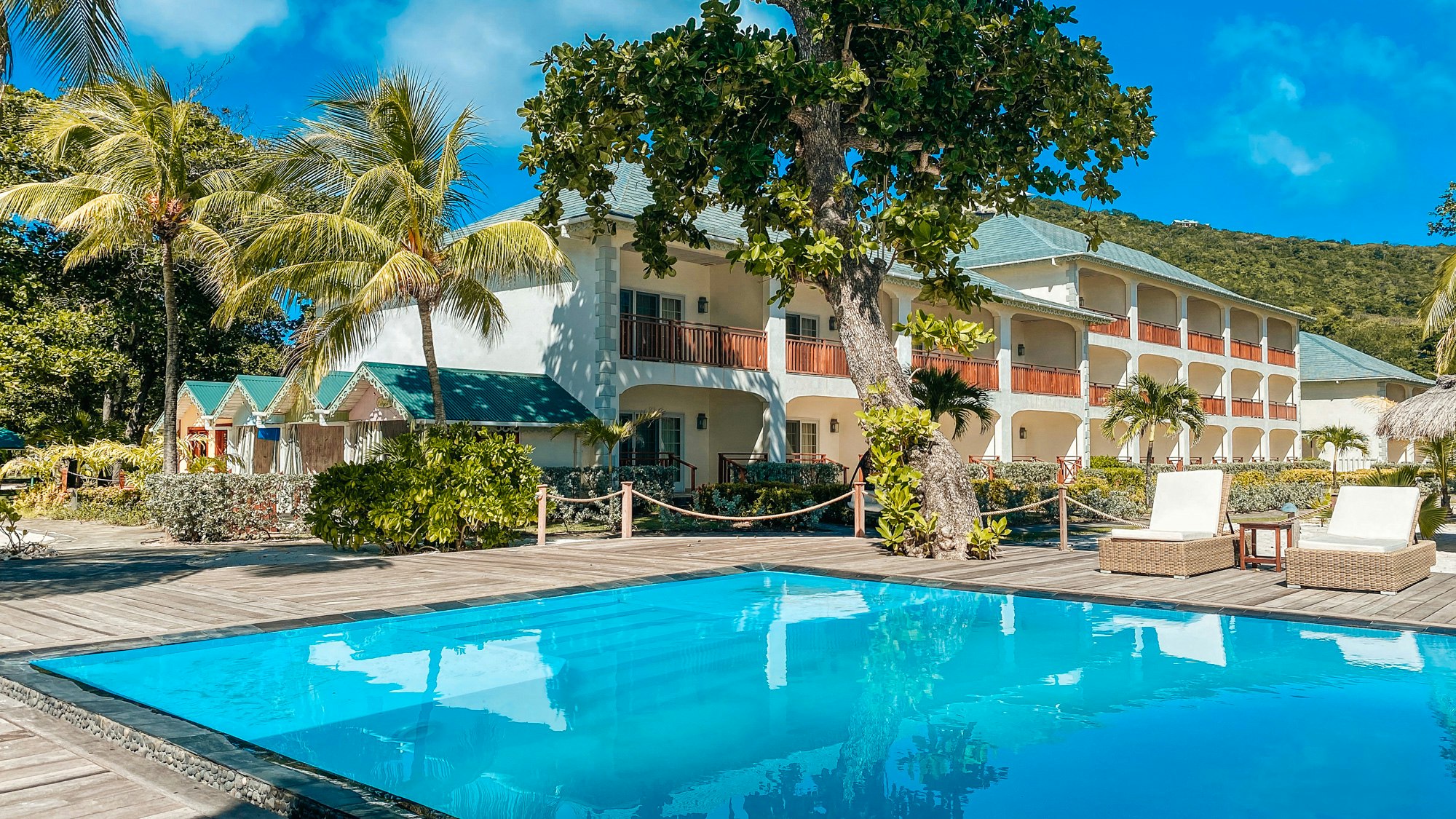 Seawater Pool & Beachfront Rooms
