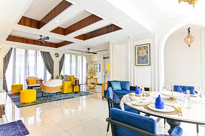 Moroccan Villa - Living & Dining Area