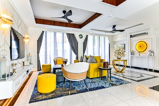 Moroccan Villa - Living Area