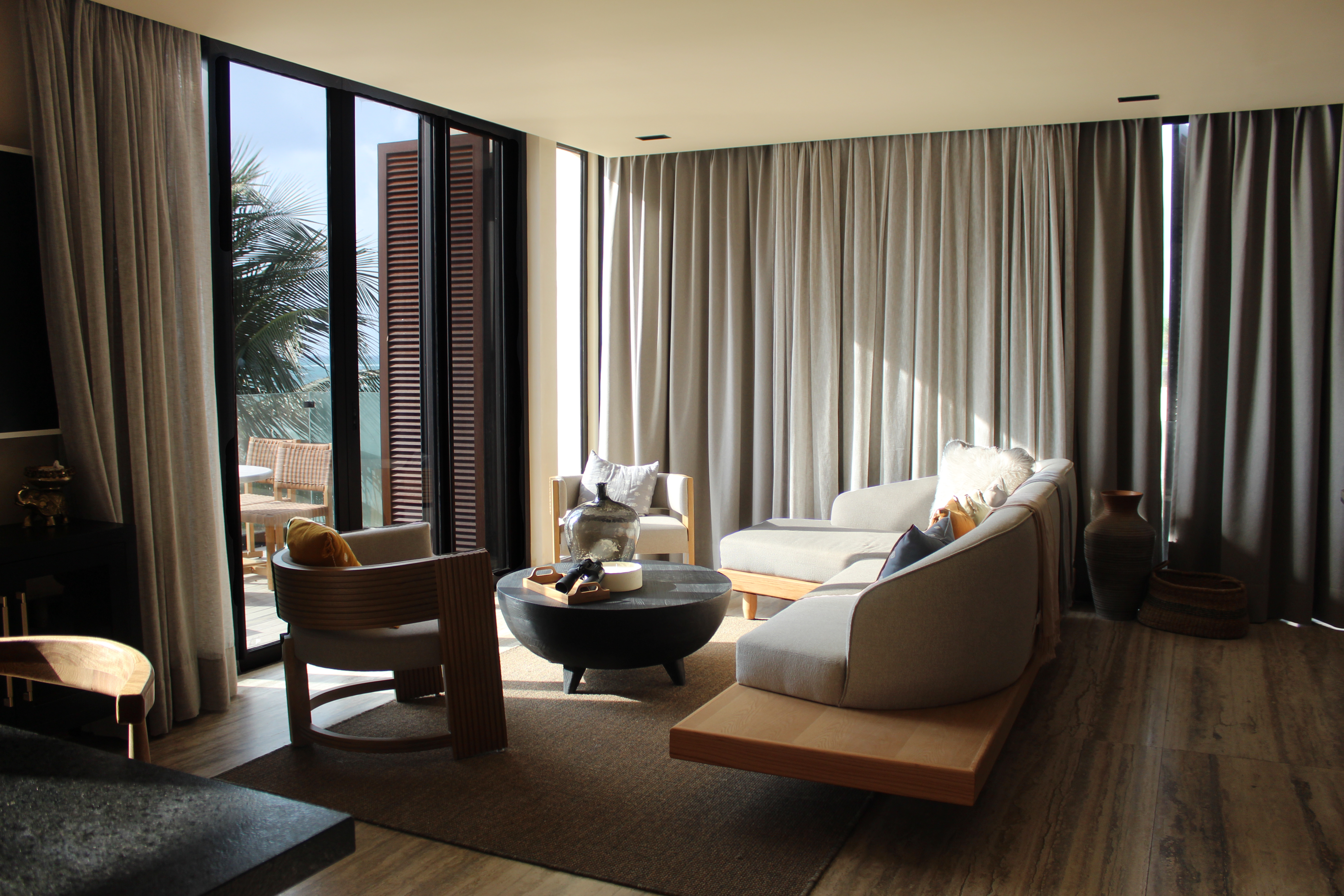 3BR PH Oceanfront - Living Area