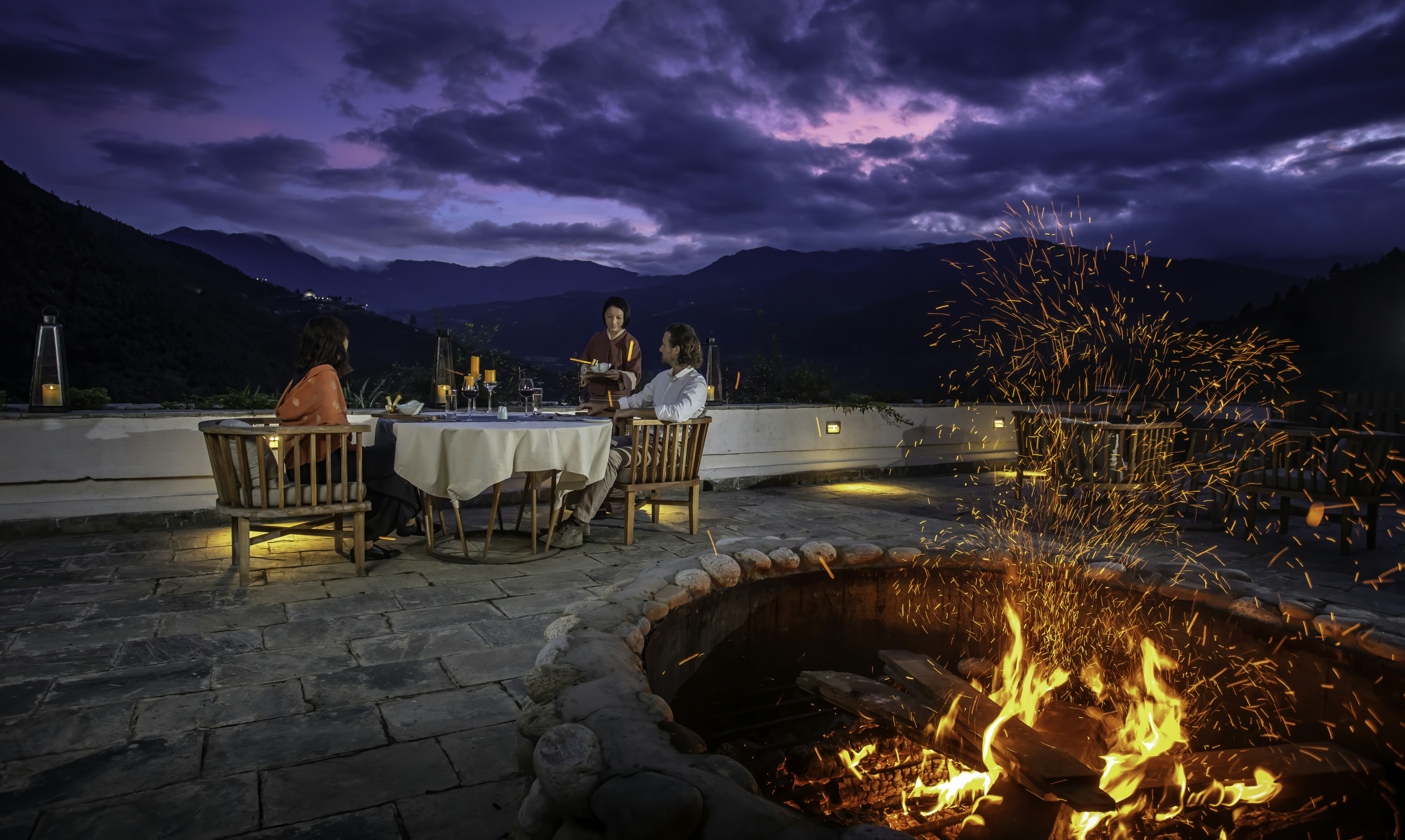 Dinner On The Terrace