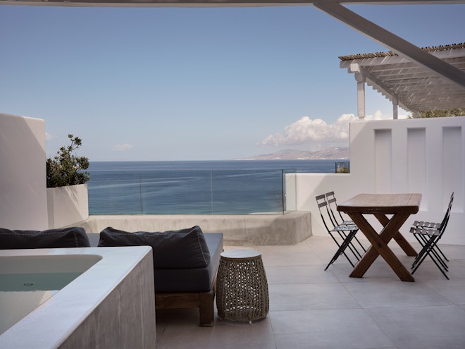Grand Bohemian Sunset Sea View Suite With Heated Plunge Pool