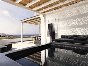 Bohemian Sunset Sea View Suite Outdoor Hot Tub
