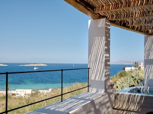 Bohemian Sunset Sea View Suite Heated Plunge Pool